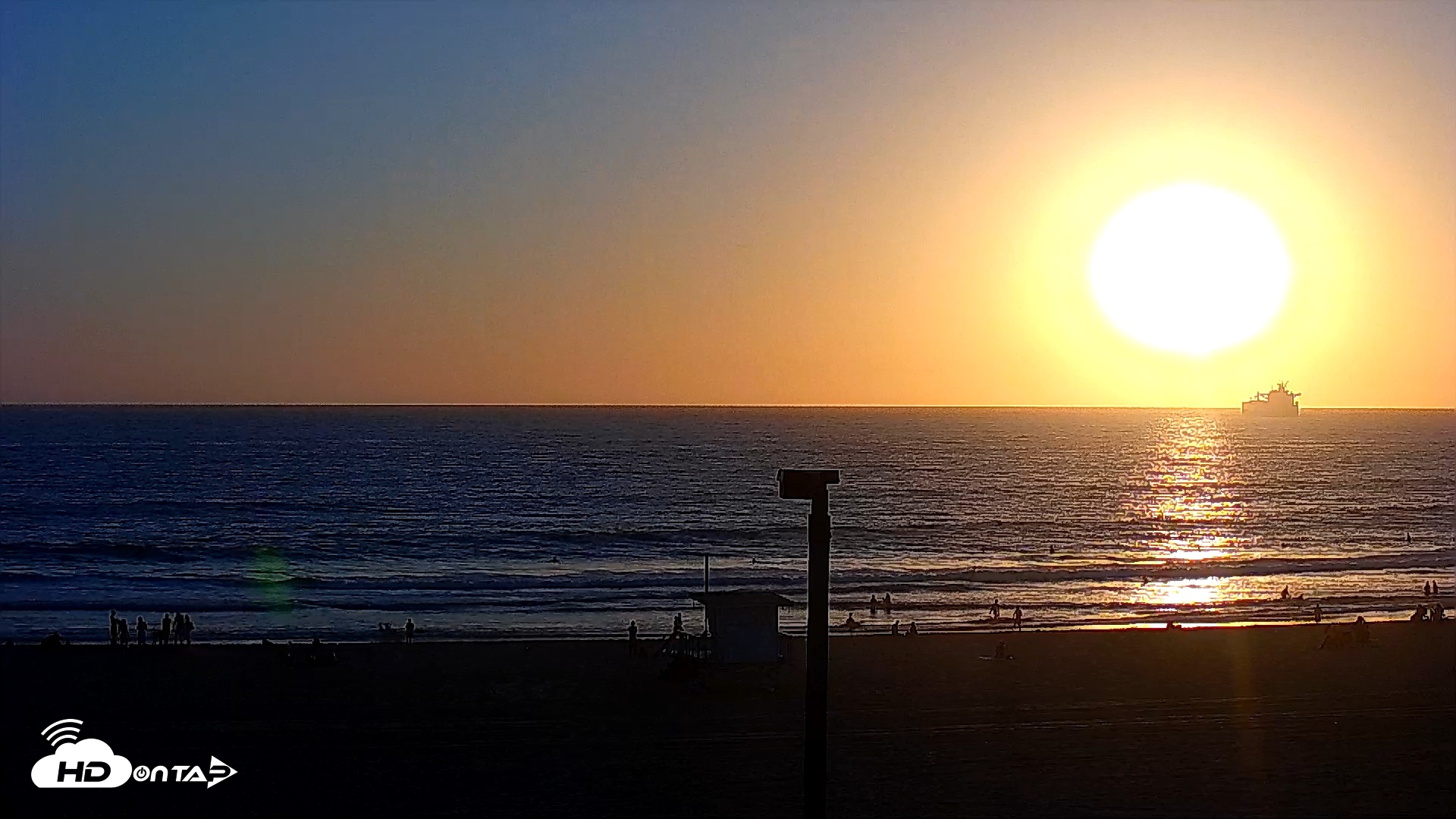 Snapshot of El Porto - Manhattan Beach Live Surf Webcam taken Sep 11, 2026, 6:49pm PDT