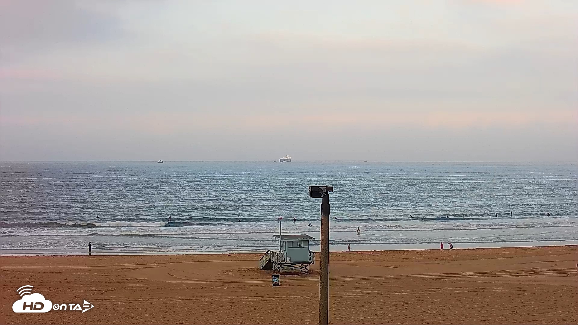 Snapshot of El Porto - Manhattan Beach Live Surf Webcam taken Sep 13, 2026, 7:08am PDT