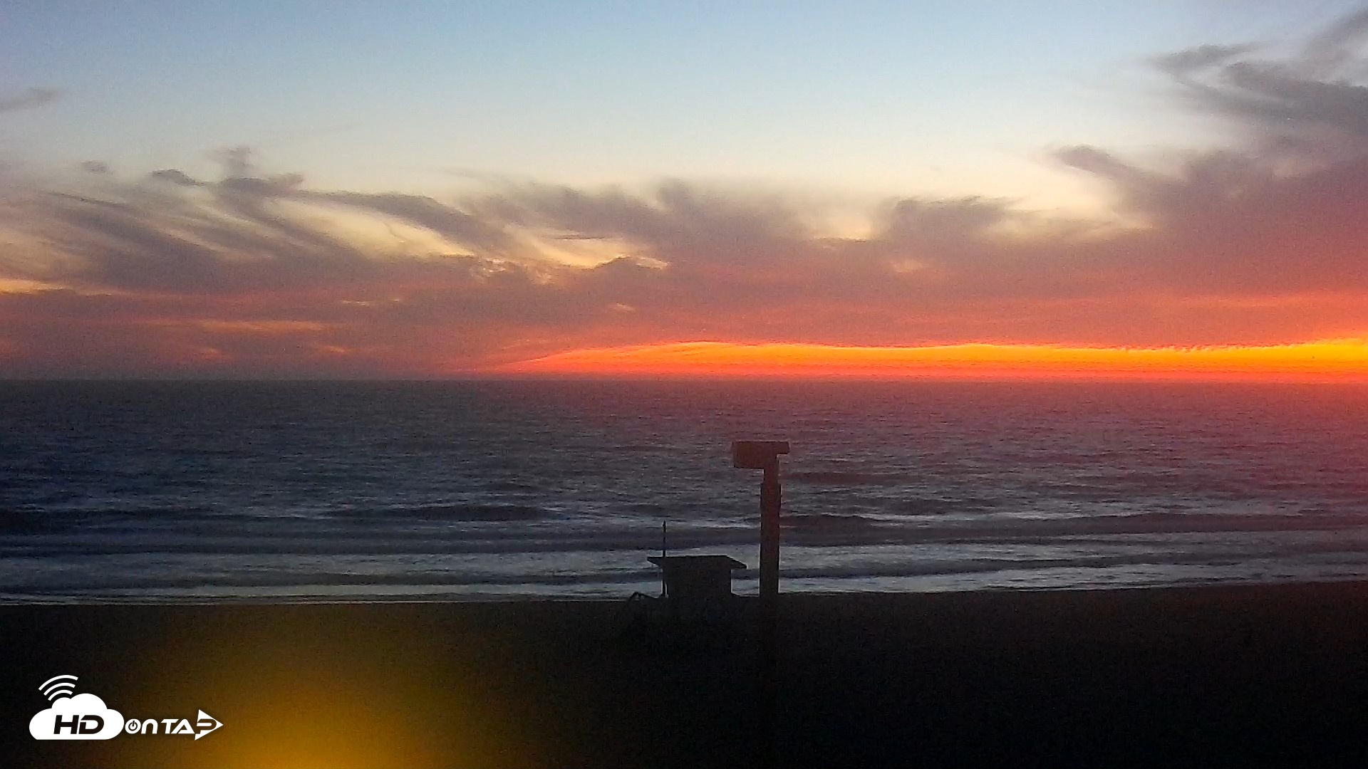 Snapshot of El Porto - Manhattan Beach Live Surf Webcam taken Aug 17, 2026, 8:12pm PDT