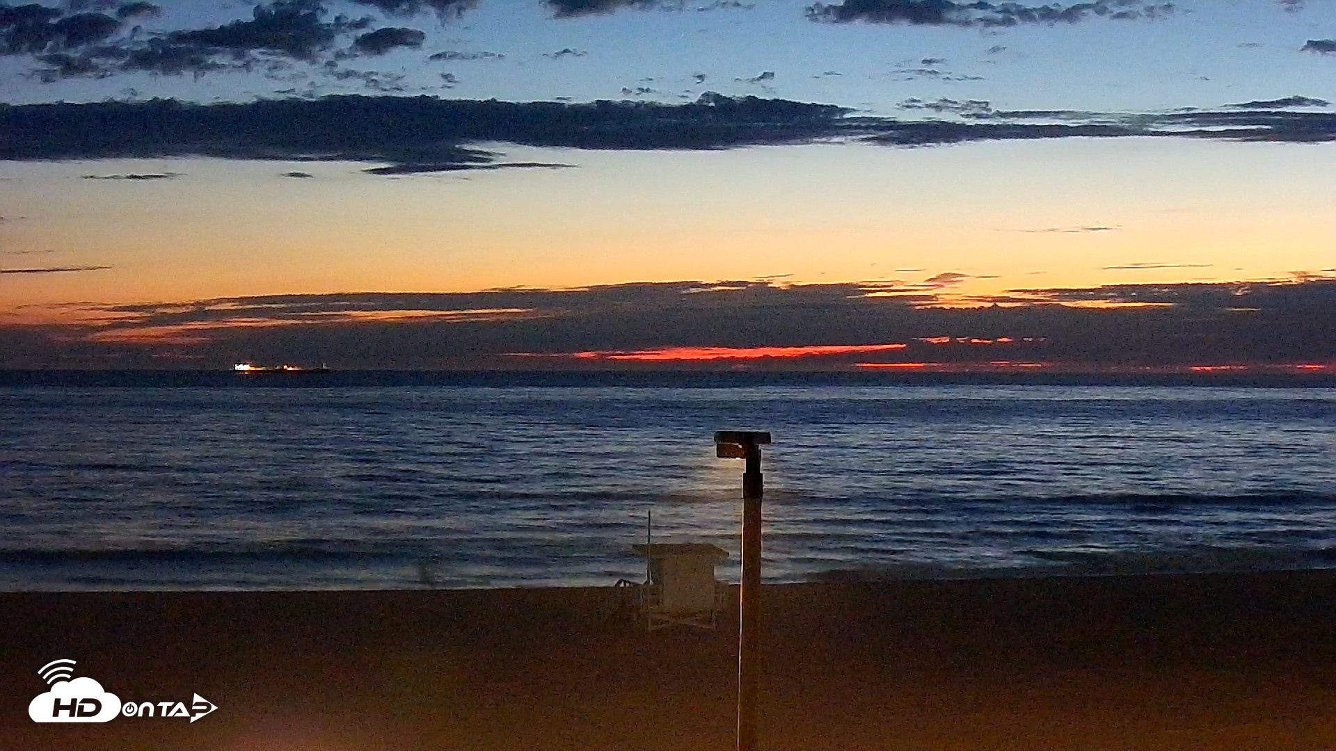 Snapshot of El Porto - Manhattan Beach Live Surf Webcam taken Sep 8, 2026, 7:50pm PDT