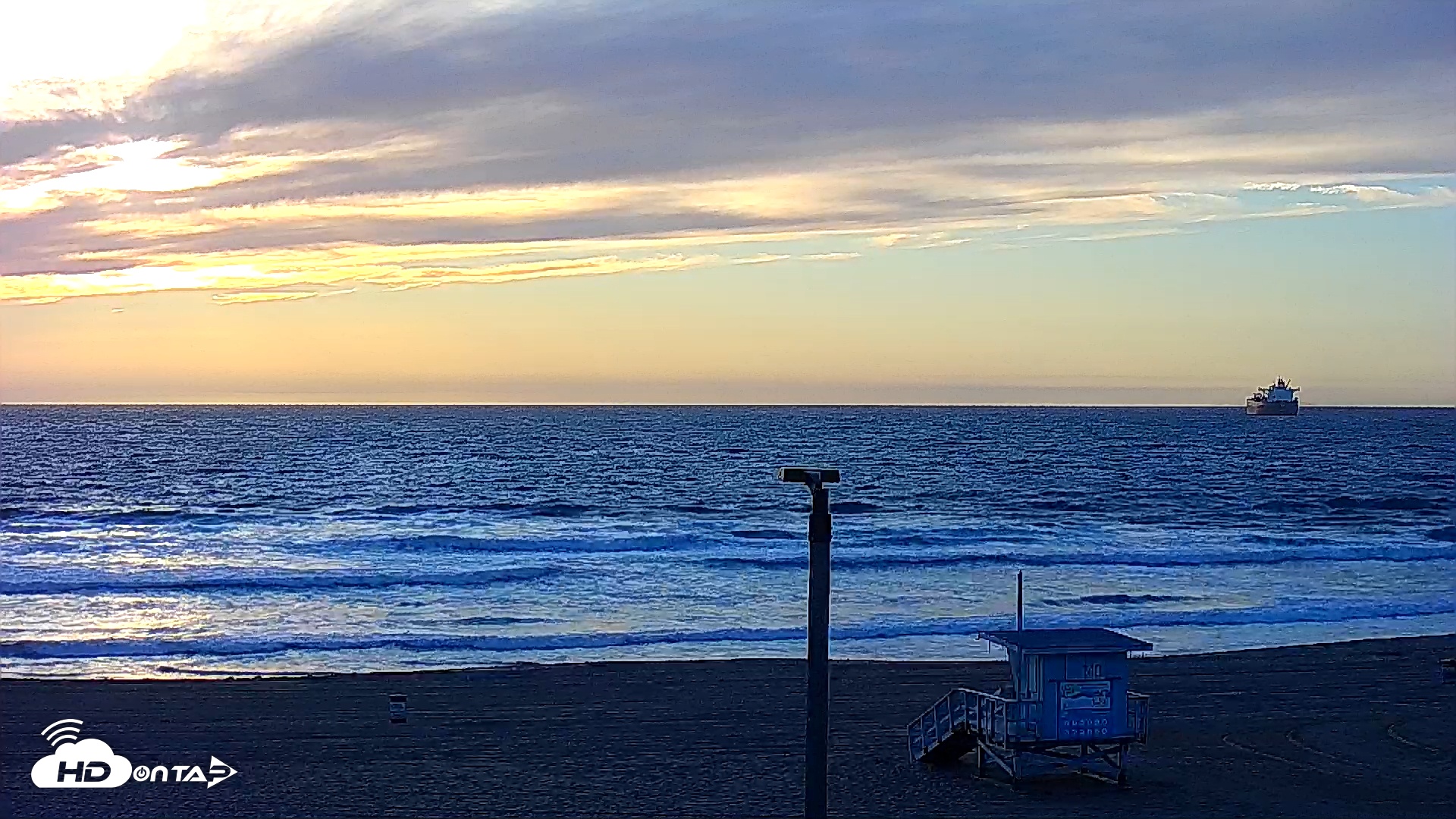 Snapshot of El Porto - Manhattan Beach Live Surf Webcam taken Feb 12, 2026, 5:05pm PST