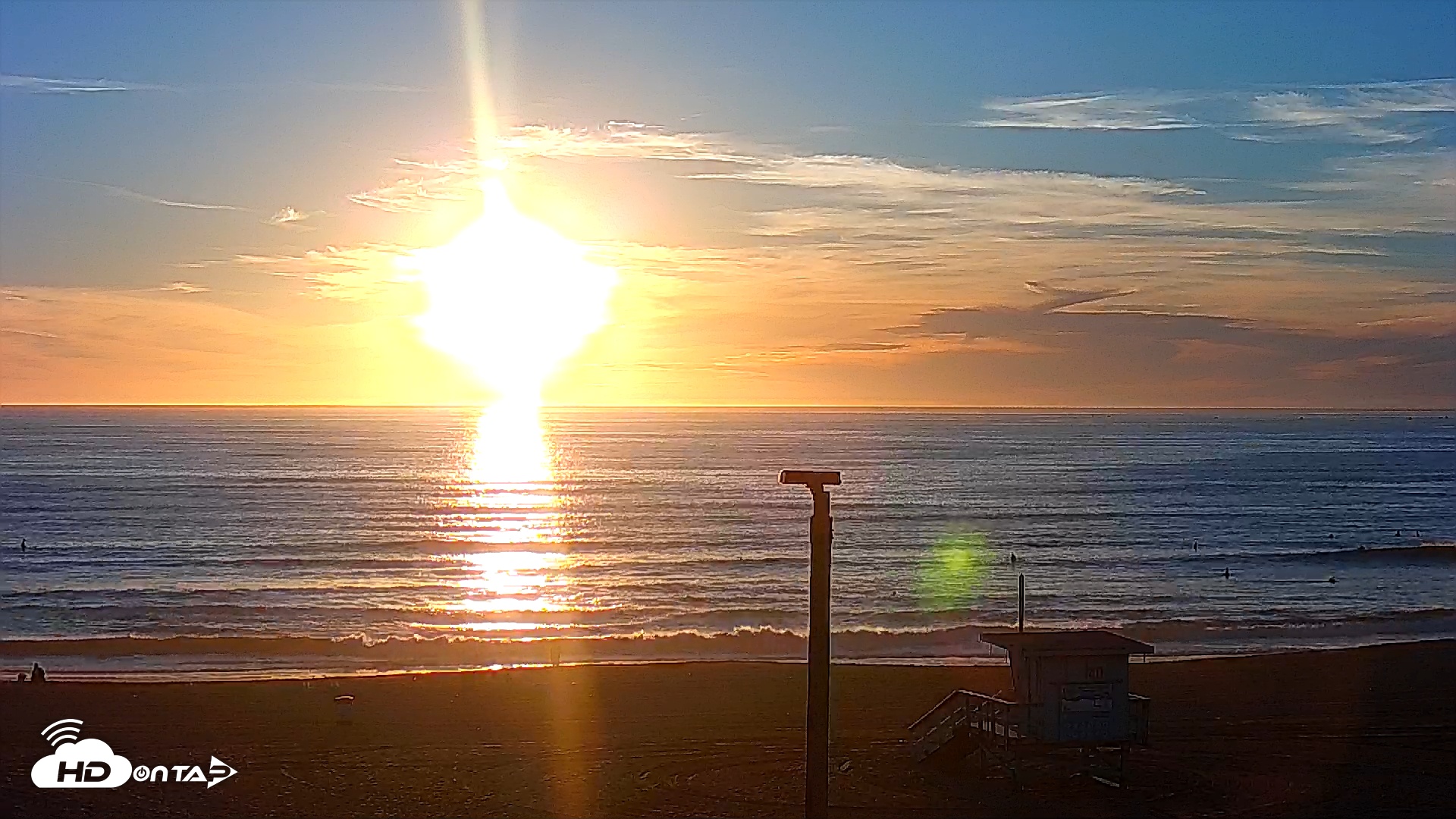 Snapshot of El Porto - Manhattan Beach Live Surf Webcam taken Feb 26, 2026, 5:32pm PST