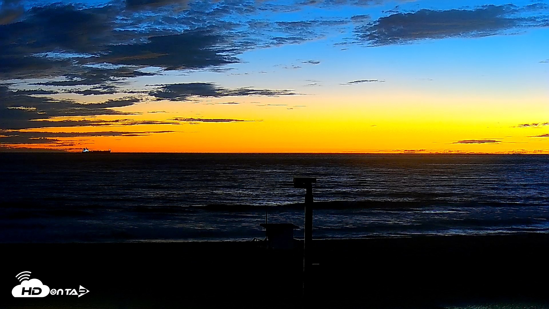 Snapshot of El Porto - Manhattan Beach Live Surf Webcam taken Sep 7, 2026, 7:42pm PDT