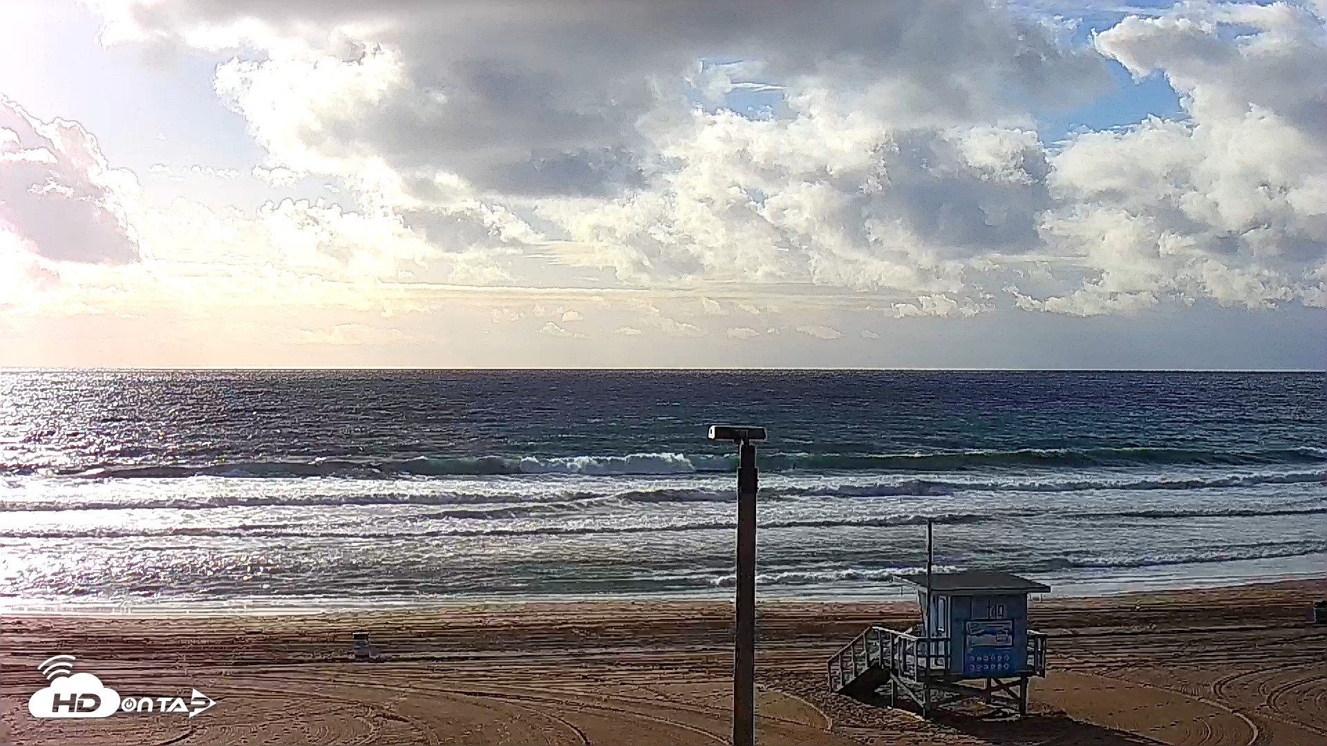 Snapshot of El Porto - Manhattan Beach Live Surf Webcam taken Feb 17, 2026, 4:09pm PST