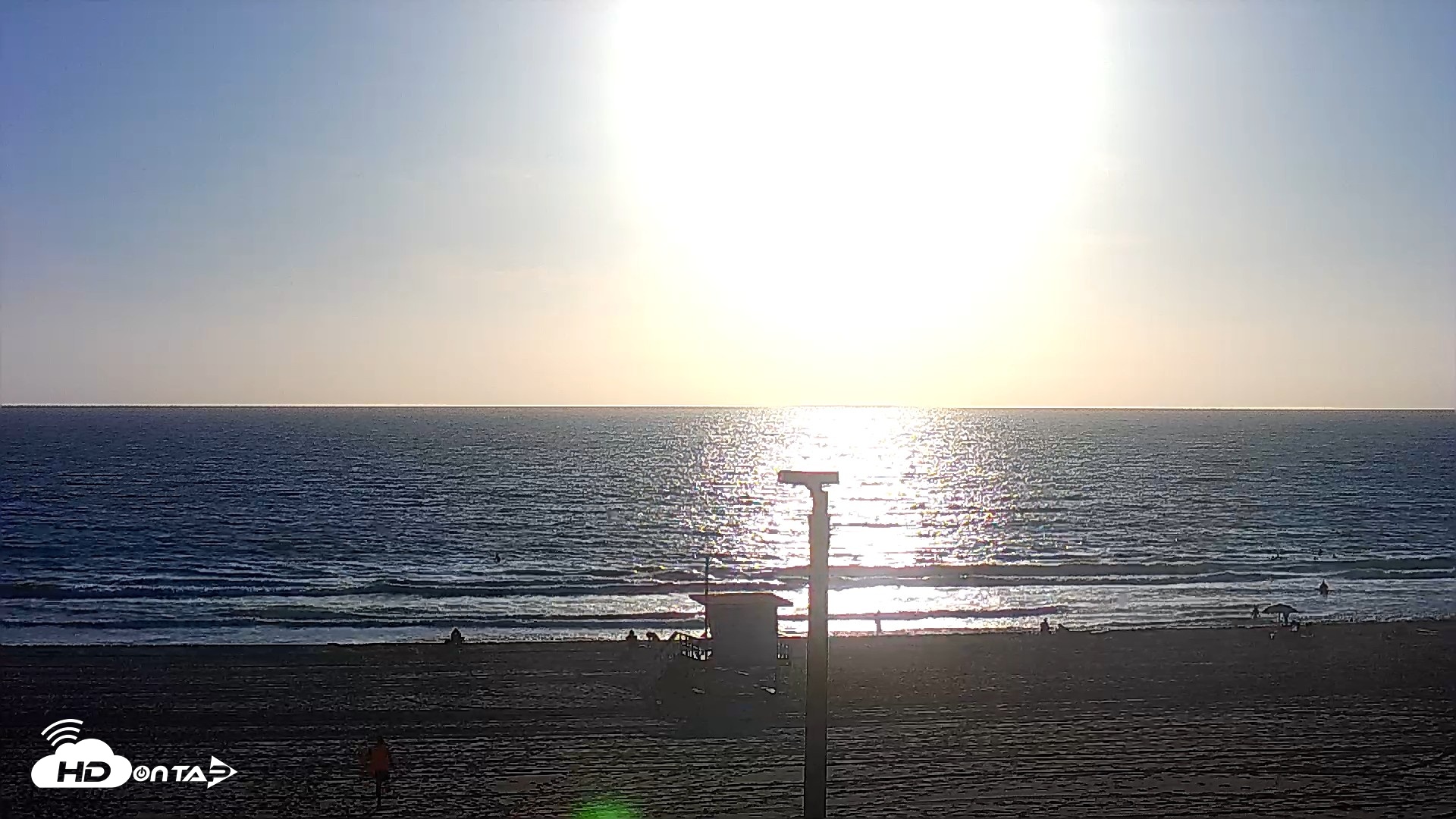 Snapshot of El Porto - Manhattan Beach Live Surf Webcam taken Sep 19, 2026, 6:11pm PDT