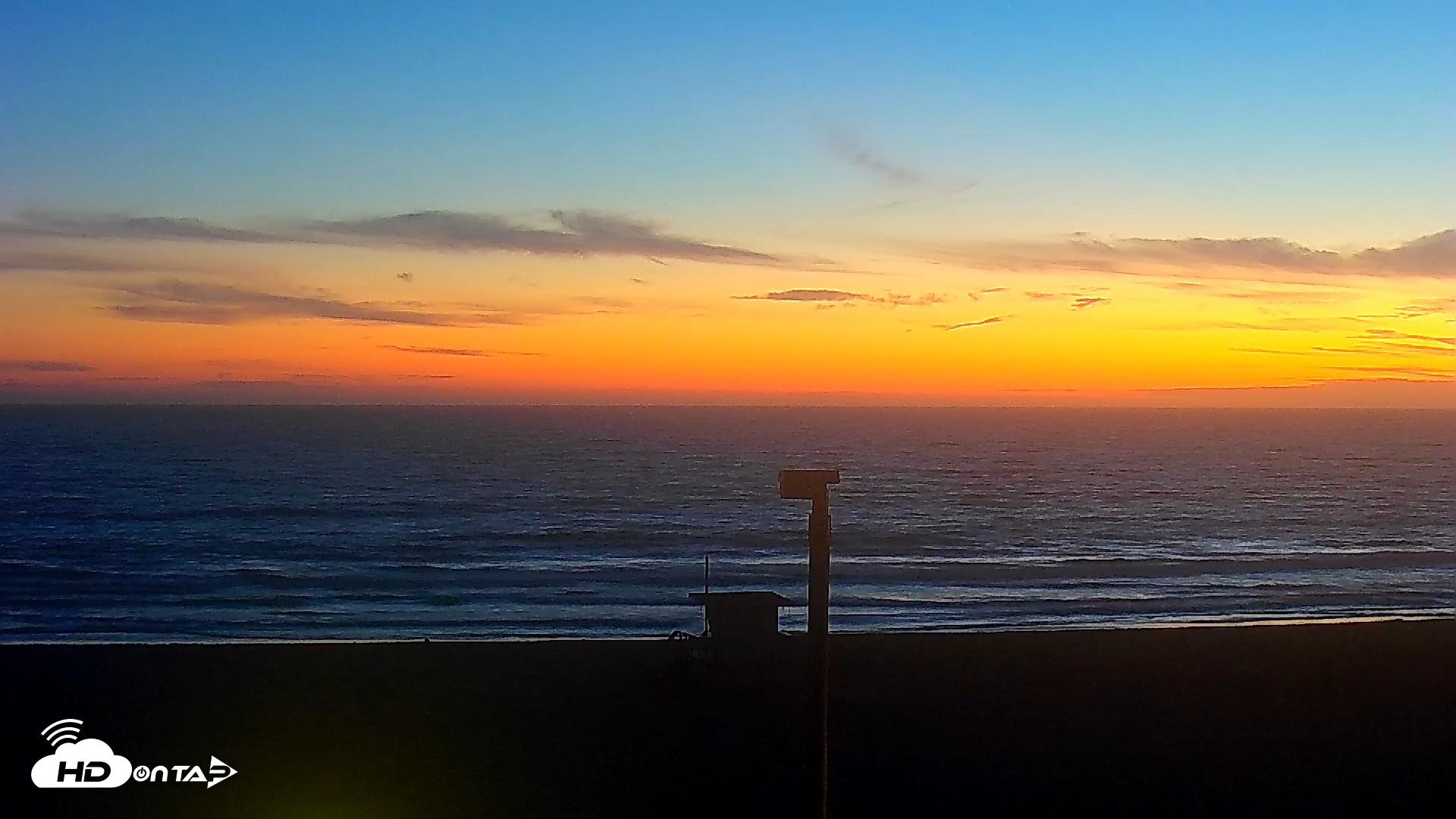 Snapshot of El Porto - Manhattan Beach Live Surf Webcam taken Aug 16, 2026, 8:10pm PDT