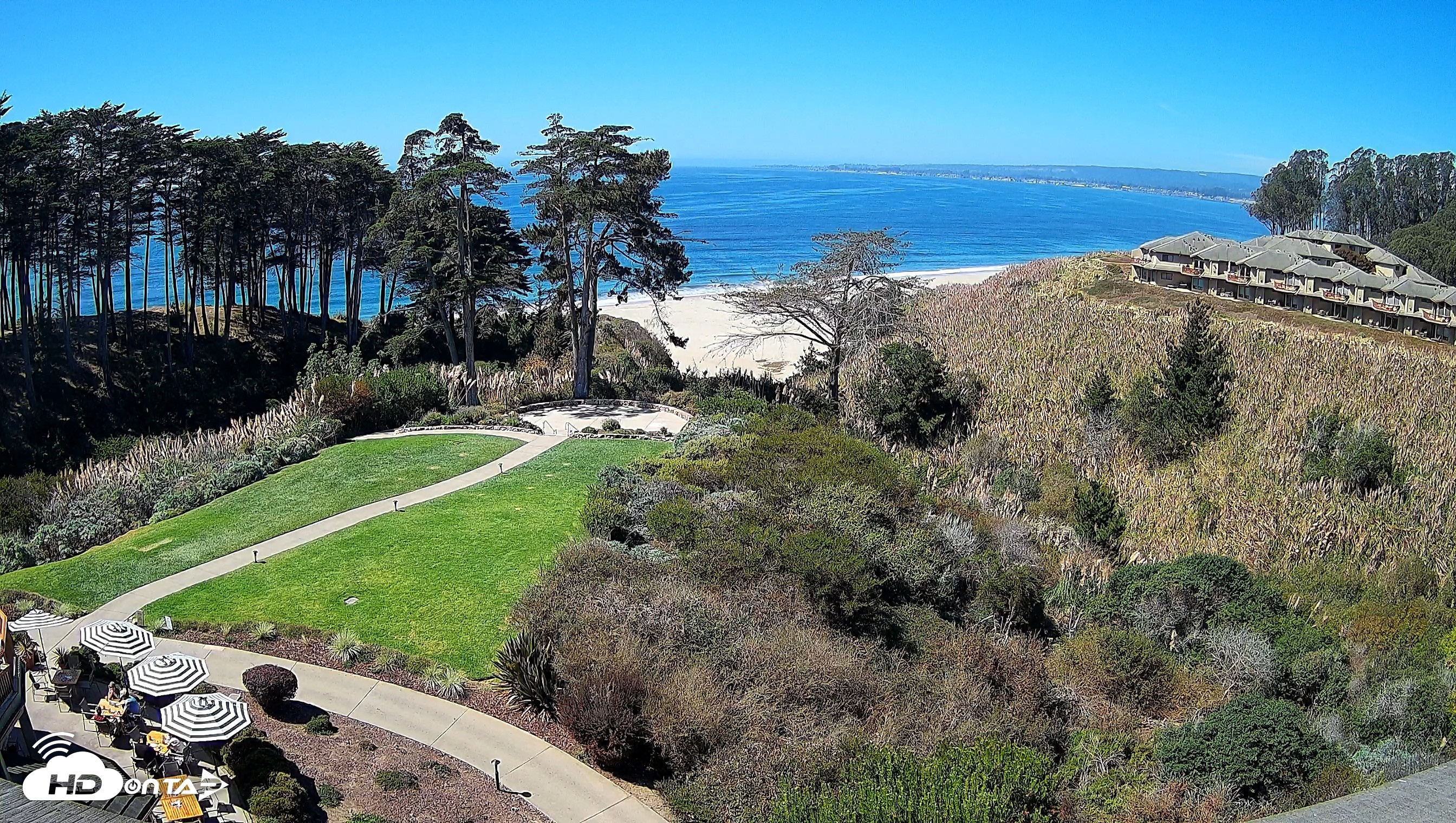 Snapshot of Monterey Bay's Seascape Beach Resort Live Webcam taken Sep 14, 2026, 12:42pm PDT