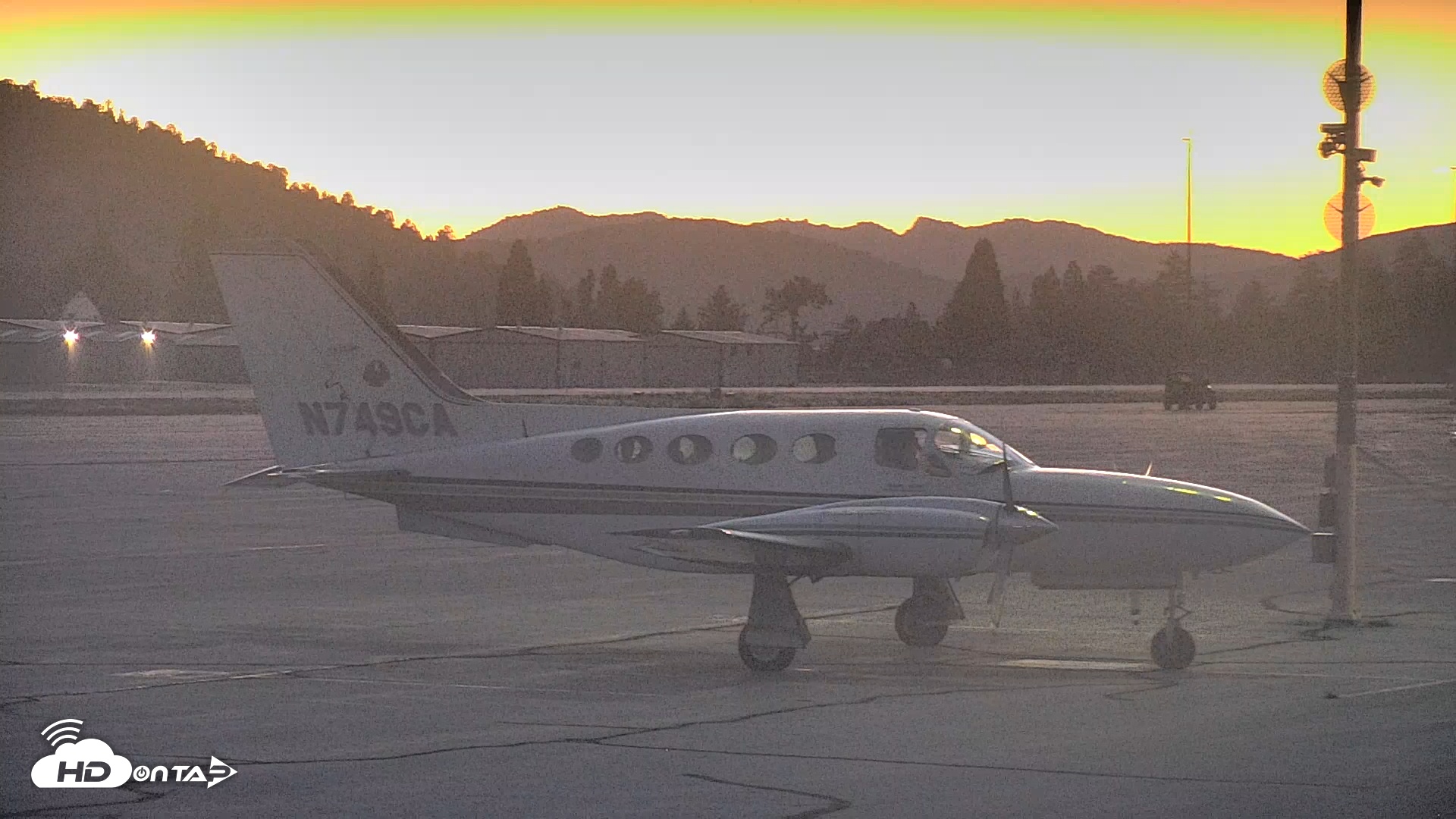 Snapshot of Big Bear Airport Live Webcam taken Jun 10, 2025, 5:14am PDT