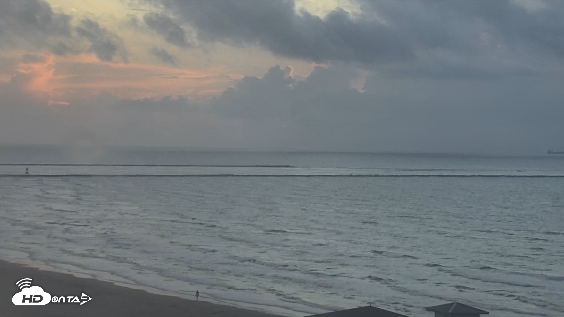 Snapshot of The Dunes - Port Aransas Live Beach Cam taken Sep 9, 2026, 7:21am CDT