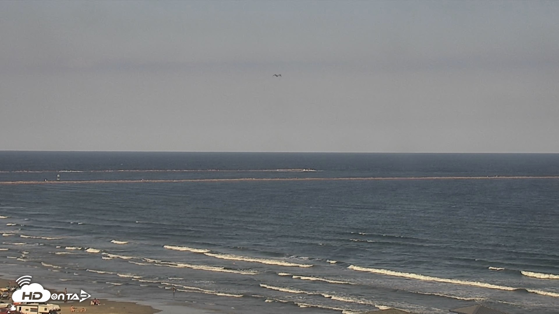 Snapshot of The Dunes - Port Aransas Live Beach Cam taken Oct 8, 2026, 5:11pm CDT