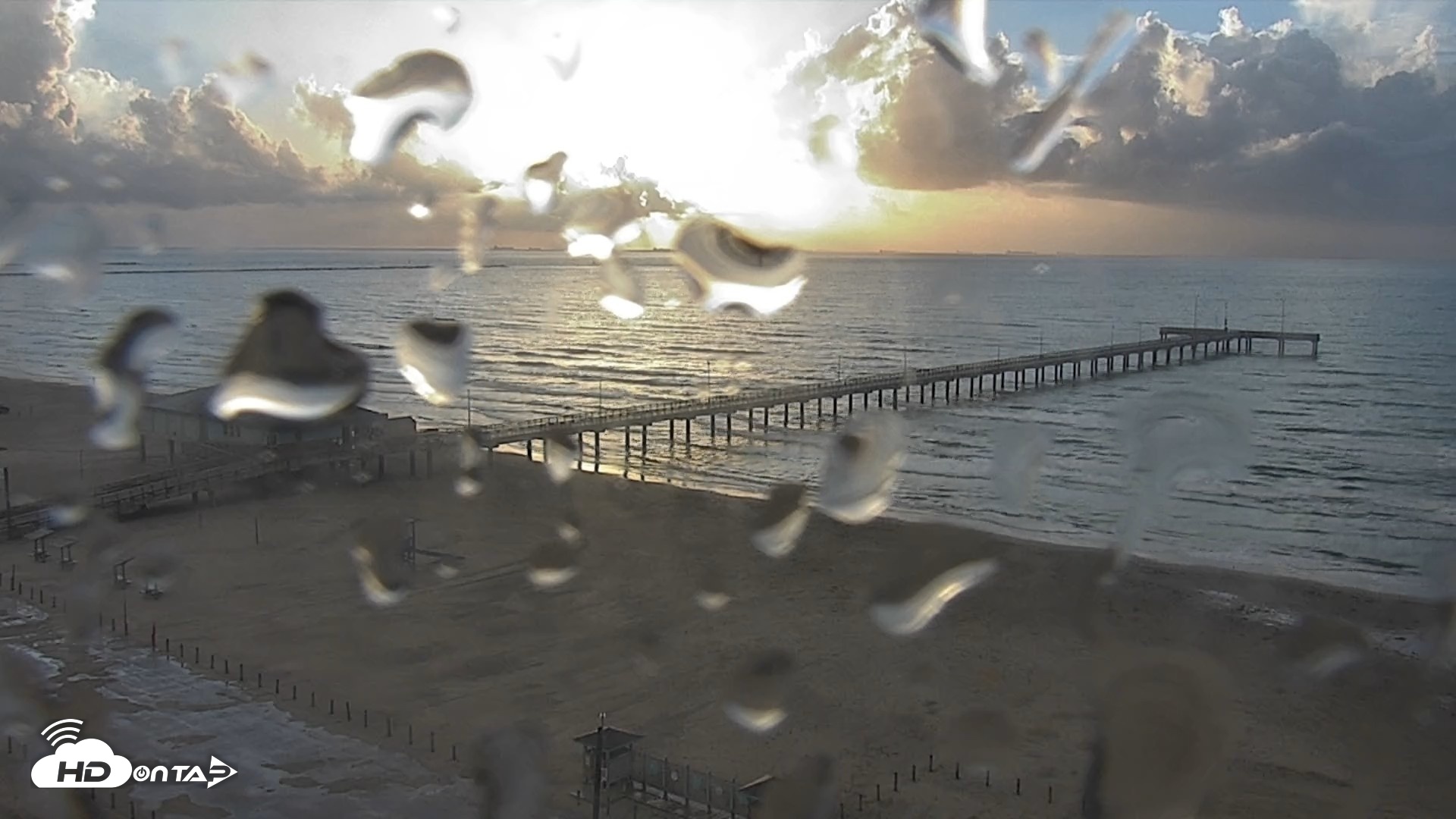 Snapshot of The Dunes - Port Aransas Live Beach Cam taken Sep 16, 2026, 7:31am CDT