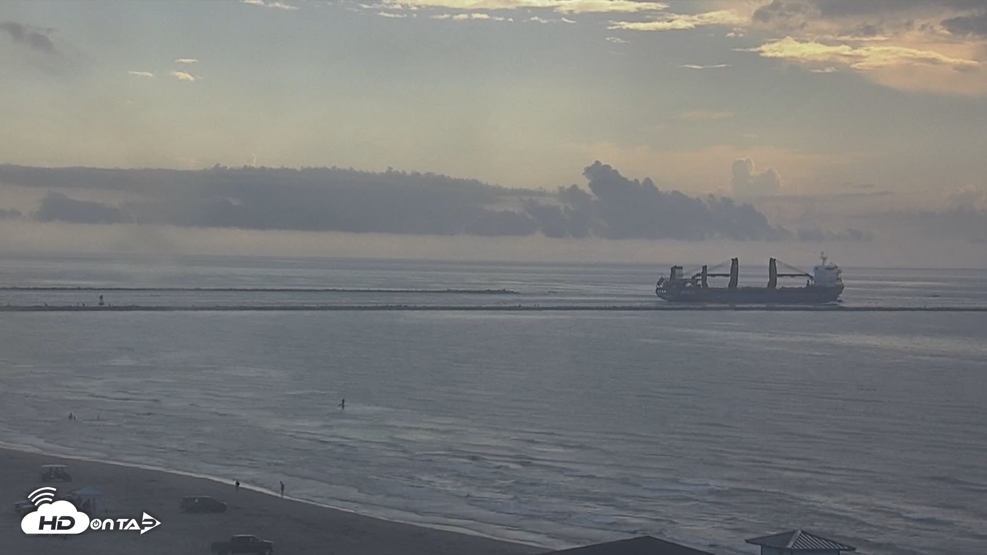 Snapshot of The Dunes - Port Aransas Live Beach Cam taken Aug 29, 2026, 9:04am CDT