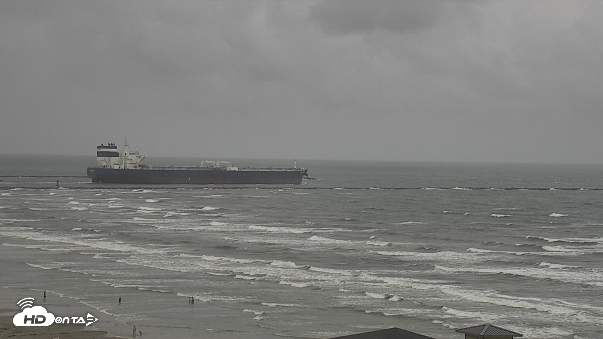 Snapshot of The Dunes - Port Aransas Live Beach Cam taken Jun 8, 2026, 4:56pm CDT