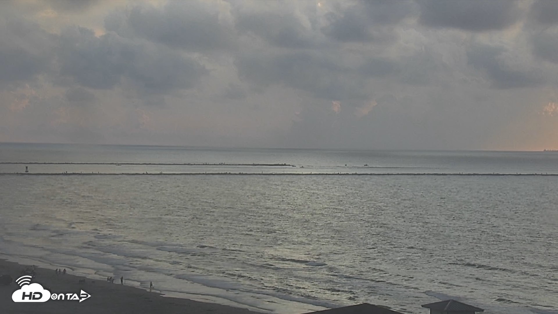 Snapshot of The Dunes - Port Aransas Live Beach Cam taken Sep 6, 2026, 7:51am CDT