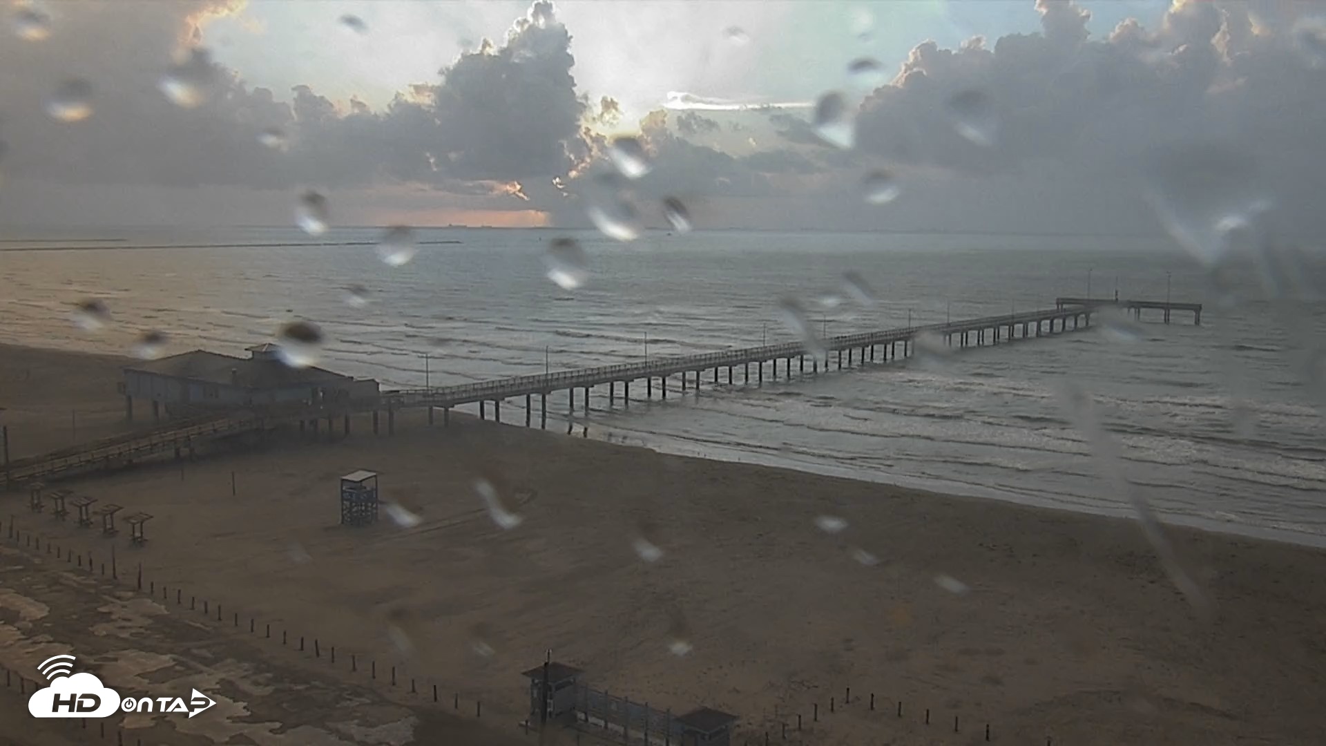 Snapshot of The Dunes - Port Aransas Live Beach Cam taken Sep 16, 2026, 7:23am CDT
