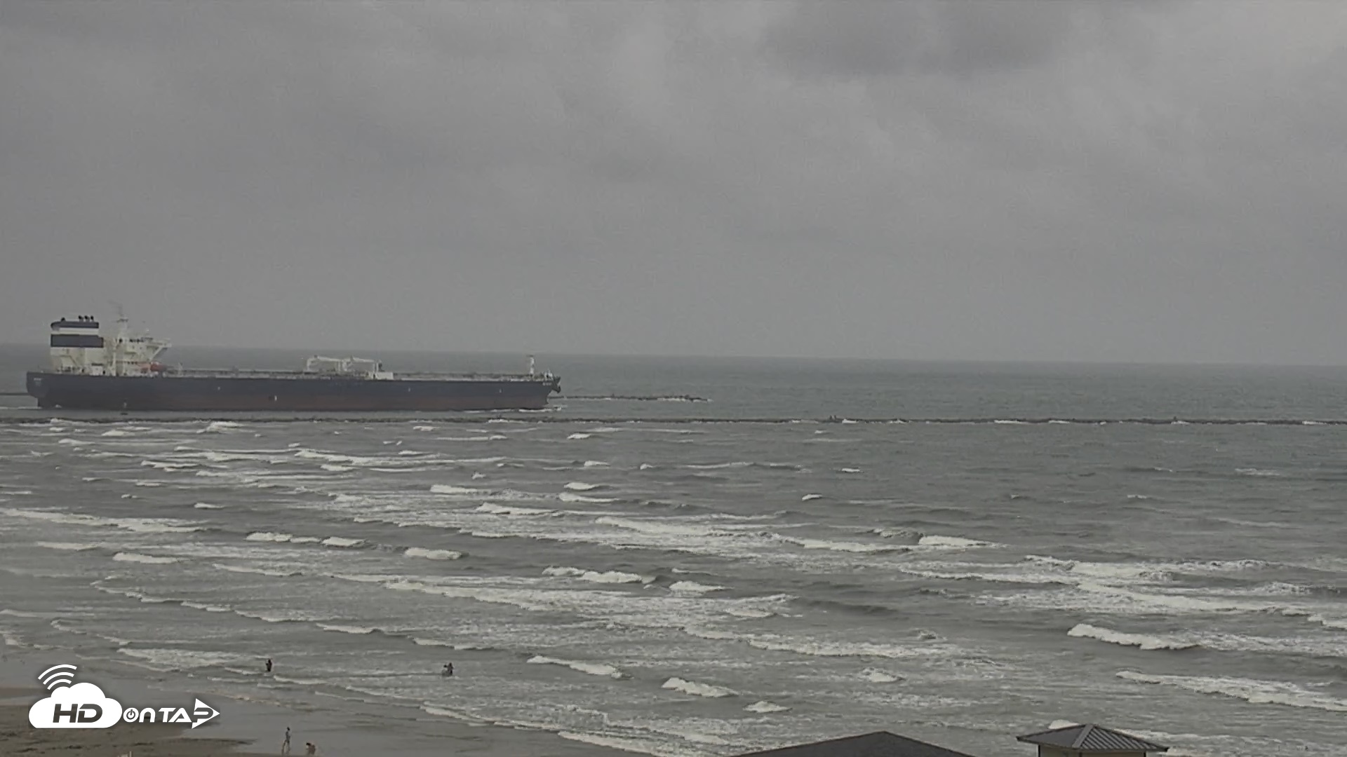 Snapshot of The Dunes - Port Aransas Live Beach Cam taken Jun 8, 2026, 4:56pm CDT