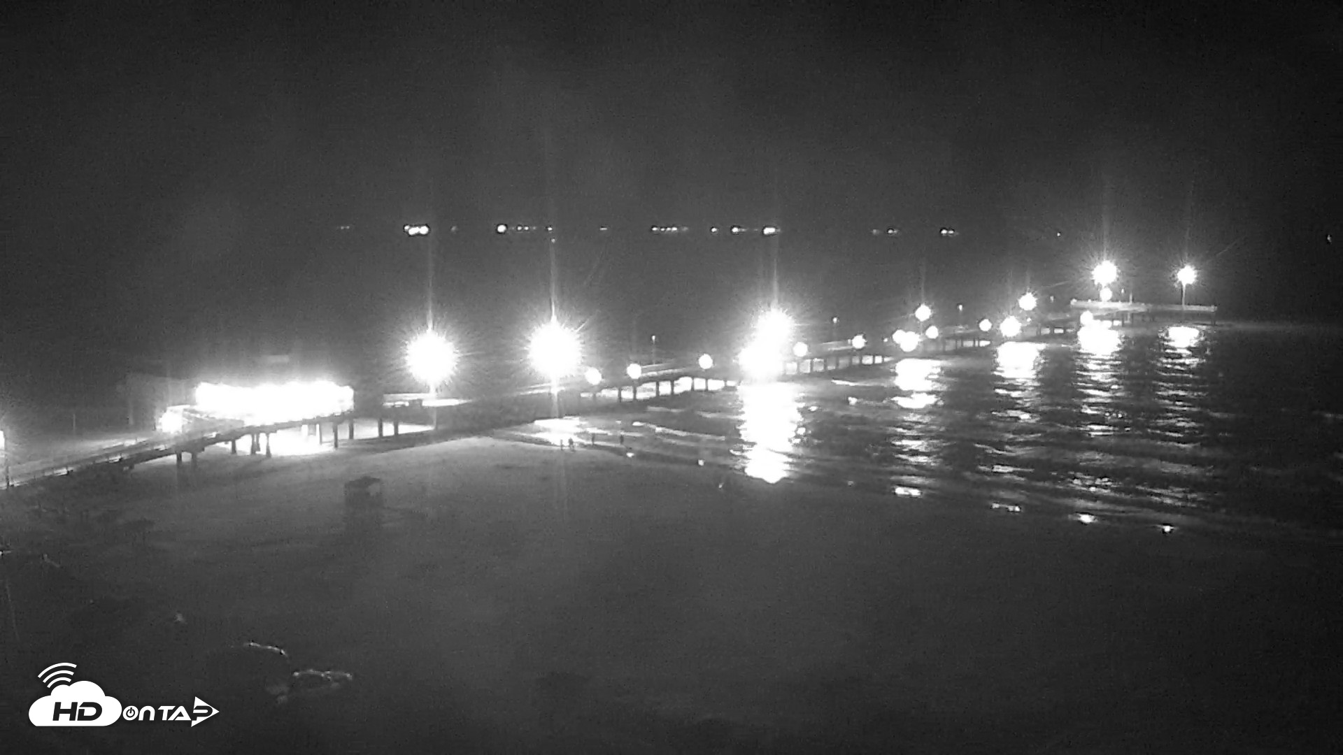 Snapshot of The Dunes - Port Aransas Live Beach Cam taken Sep 4, 2026, 10:38pm CDT