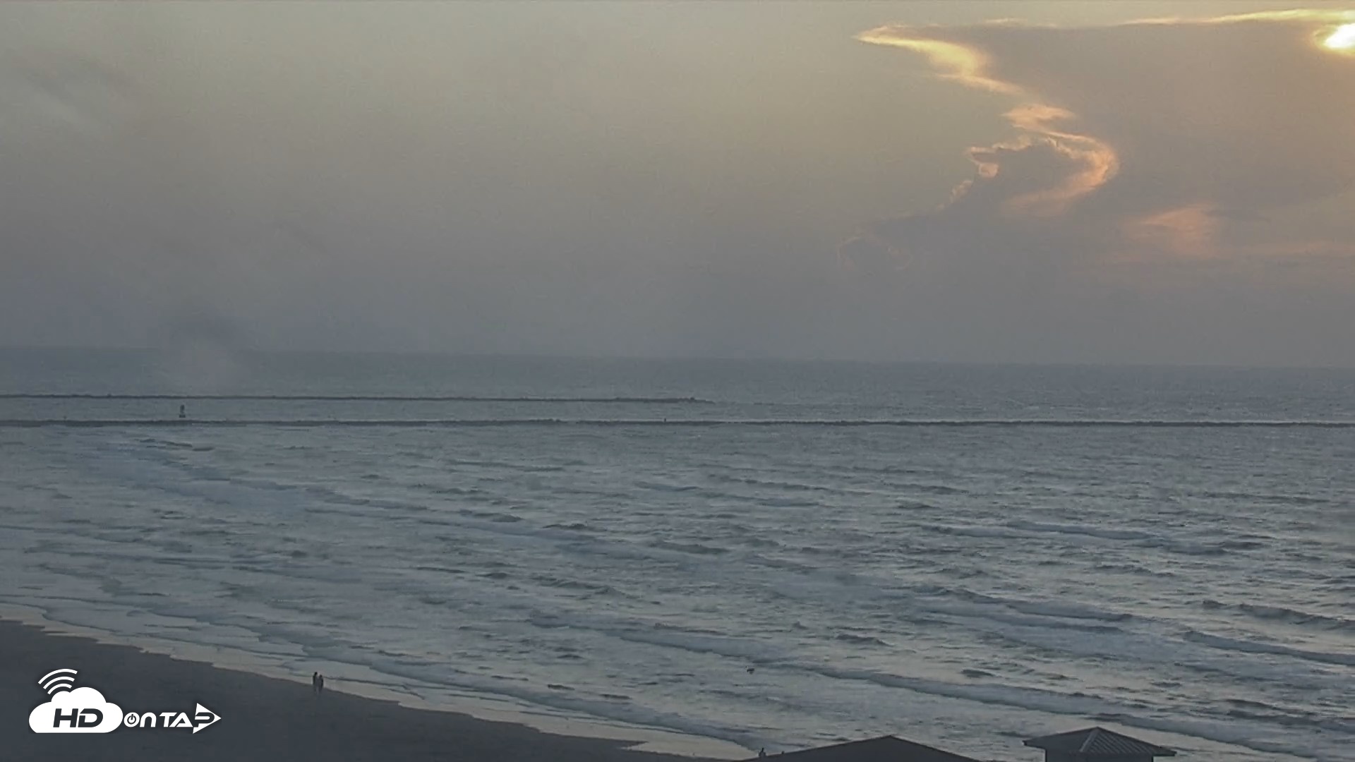 Snapshot of The Dunes - Port Aransas Live Beach Cam taken Sep 14, 2026, 7:23am CDT