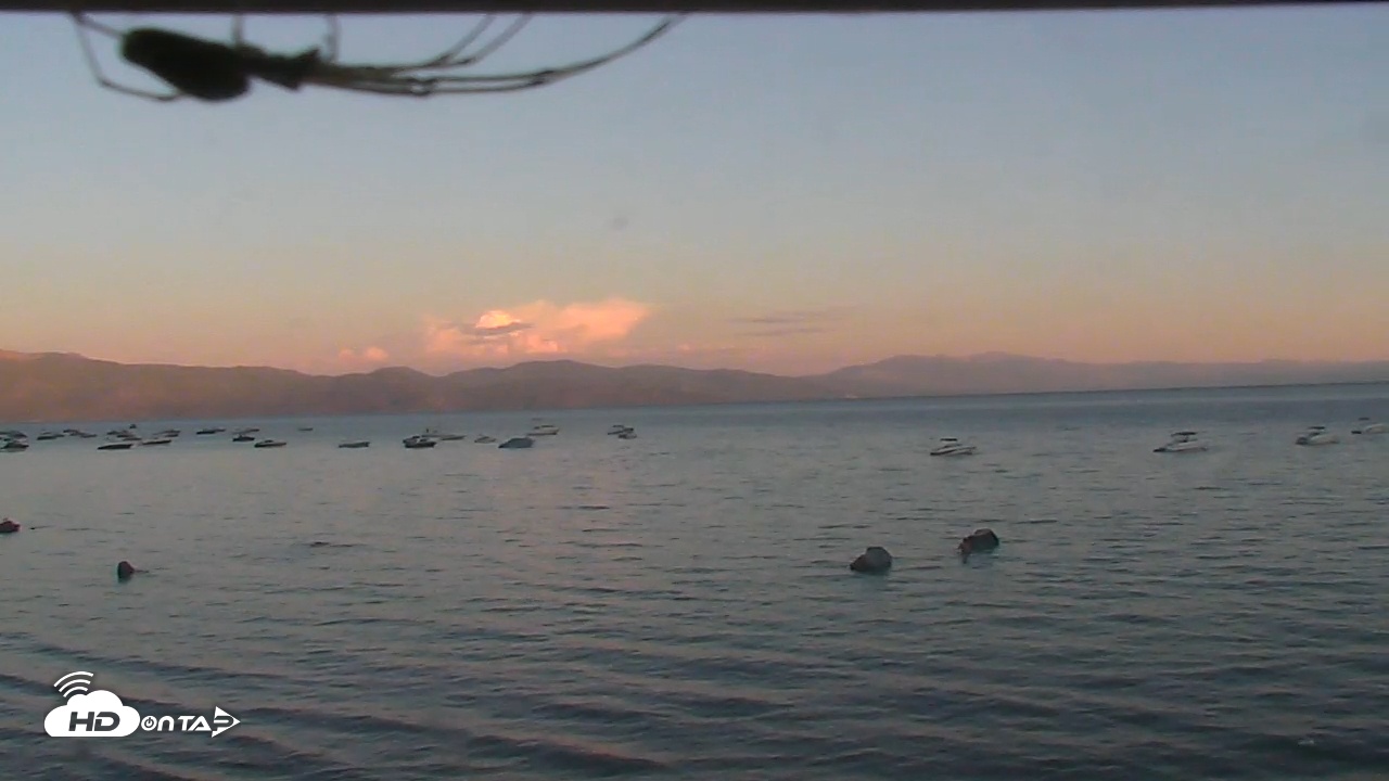 Snapshot of Mourelatos North Lake Tahoe Live Cam taken Jul 19, 2025, 8:06pm PDT