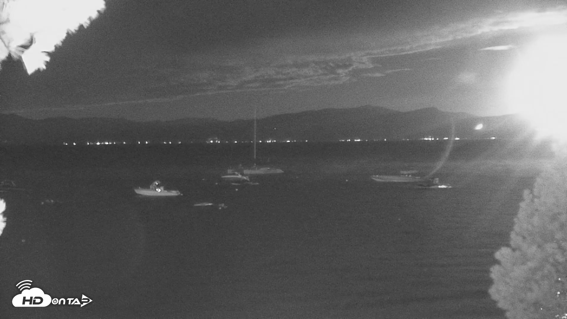 Snapshot of Kings Beach North Lake Tahoe Live Webcam taken Aug 22, 2026, 12:22am PDT
