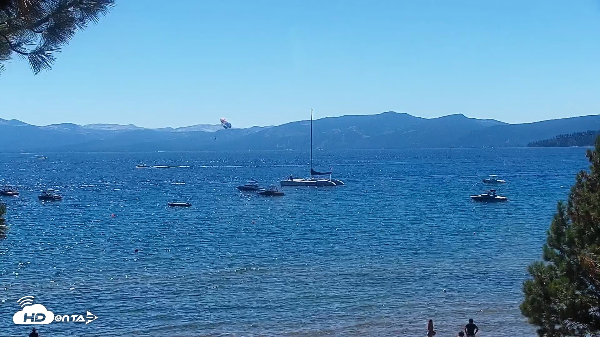Snapshot of Kings Beach North Lake Tahoe Live Webcam taken Sep 7, 2026, 1:52pm PDT