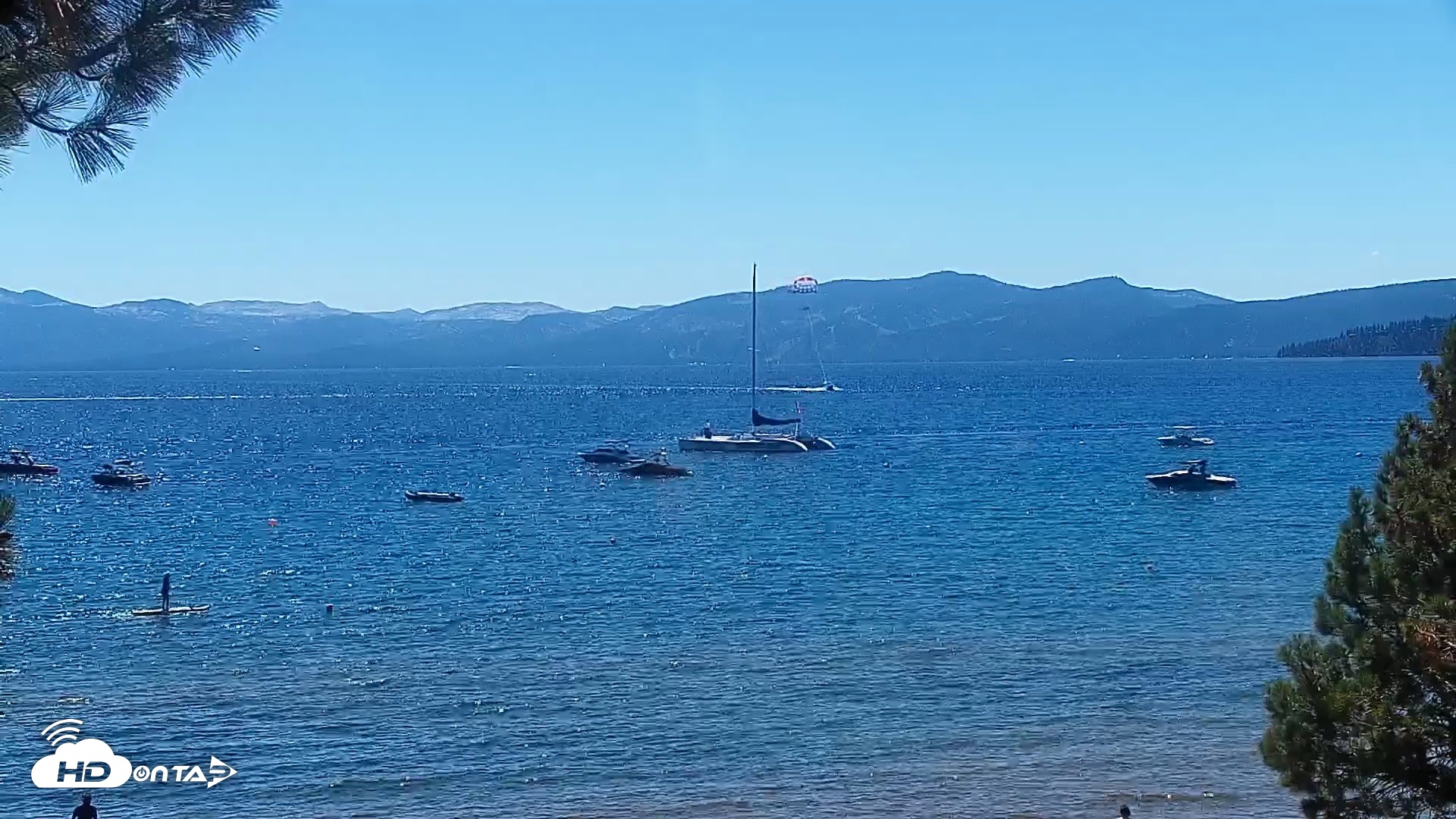 Snapshot of Kings Beach North Lake Tahoe Live Webcam taken Sep 7, 2026, 1:52pm PDT