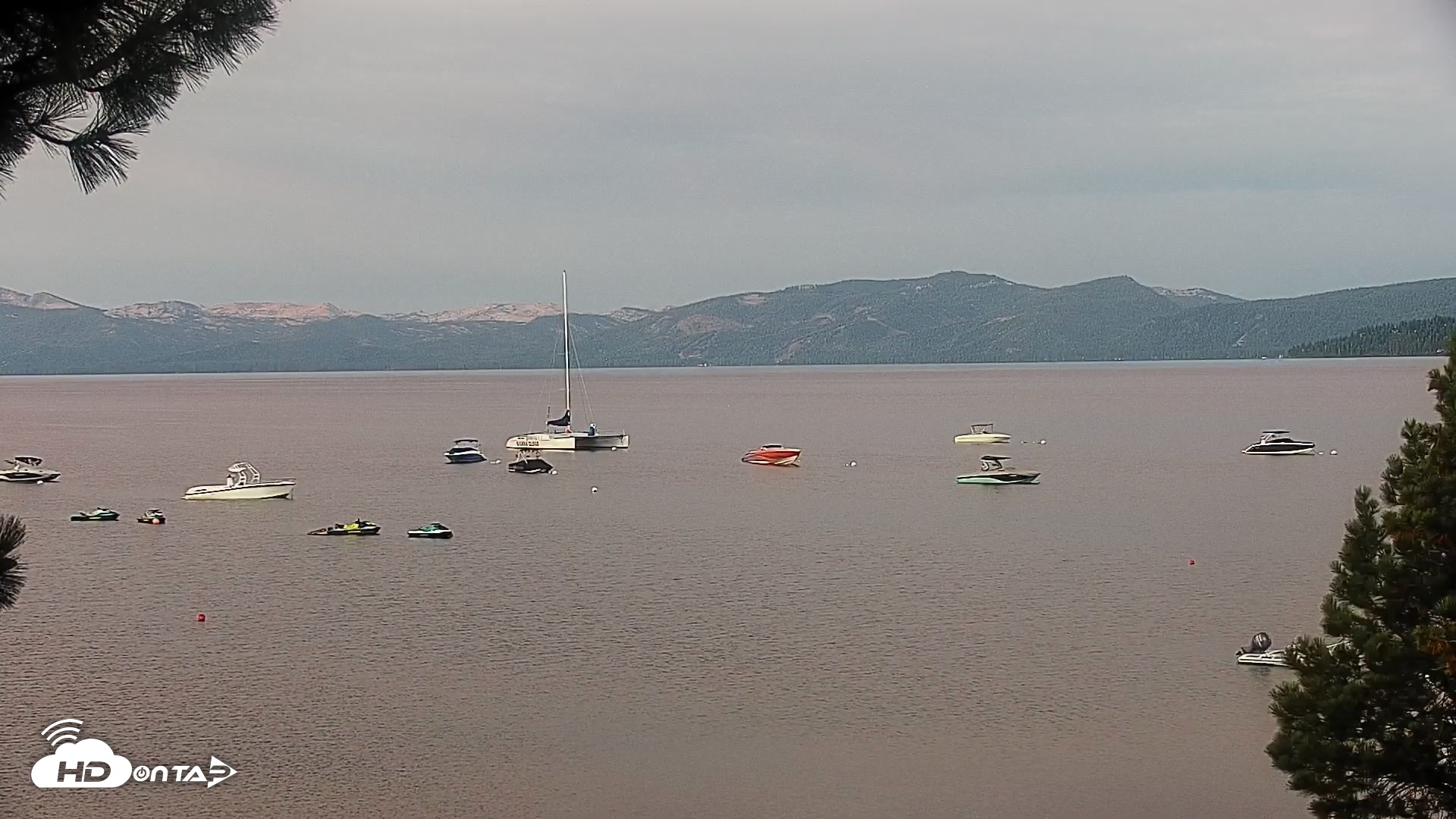 Snapshot of Kings Beach North Lake Tahoe Live Webcam taken Aug 17, 2026, 6:07am PDT
