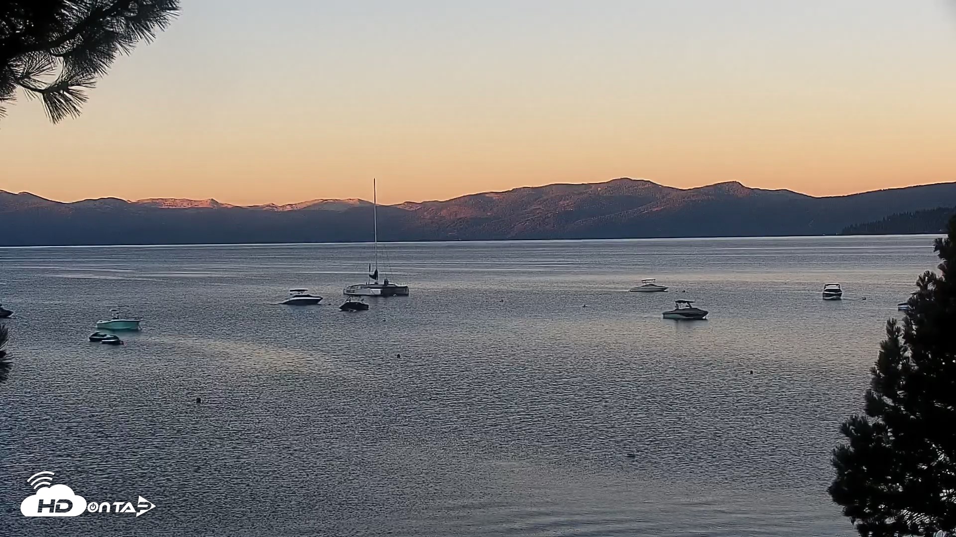 Snapshot of Kings Beach North Lake Tahoe Live Webcam taken Sep 8, 2026, 6:43am PDT
