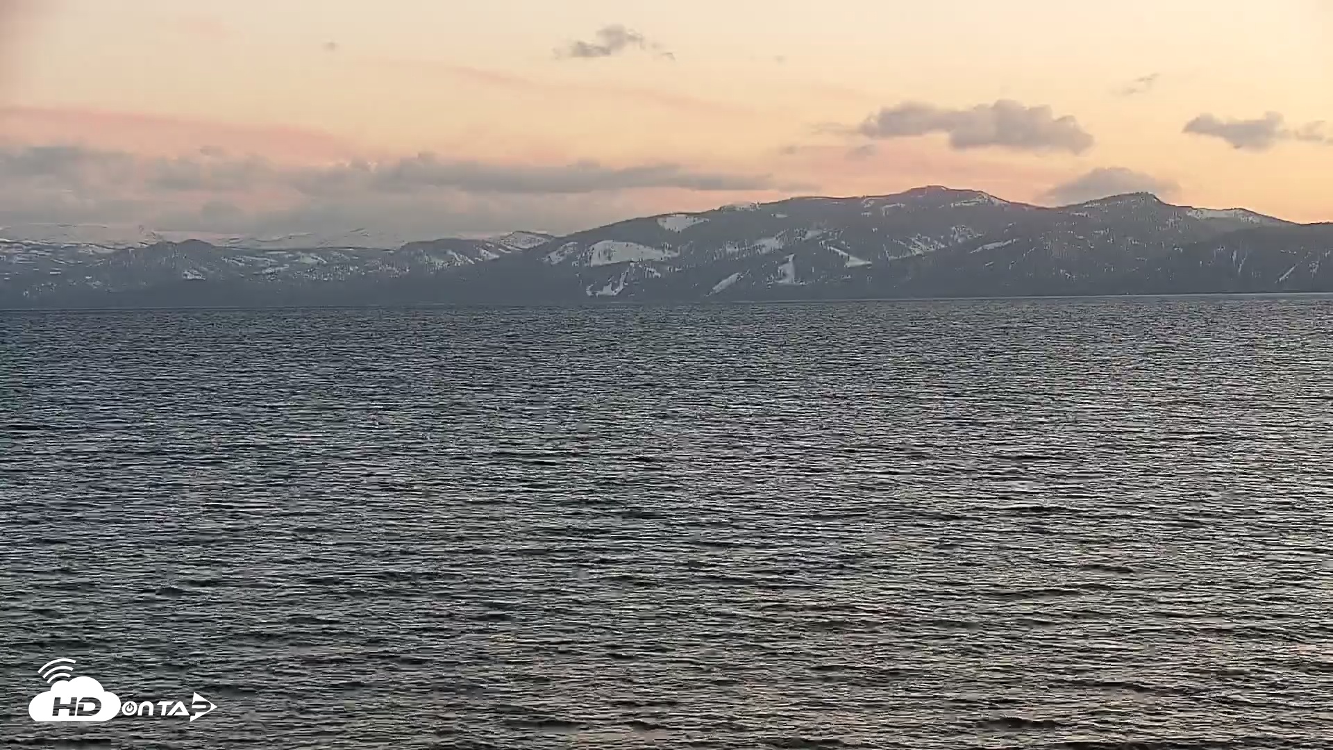 Snapshot of Kings Beach North Lake Tahoe Live Webcam taken Apr 22, 2025, 7:56pm PDT