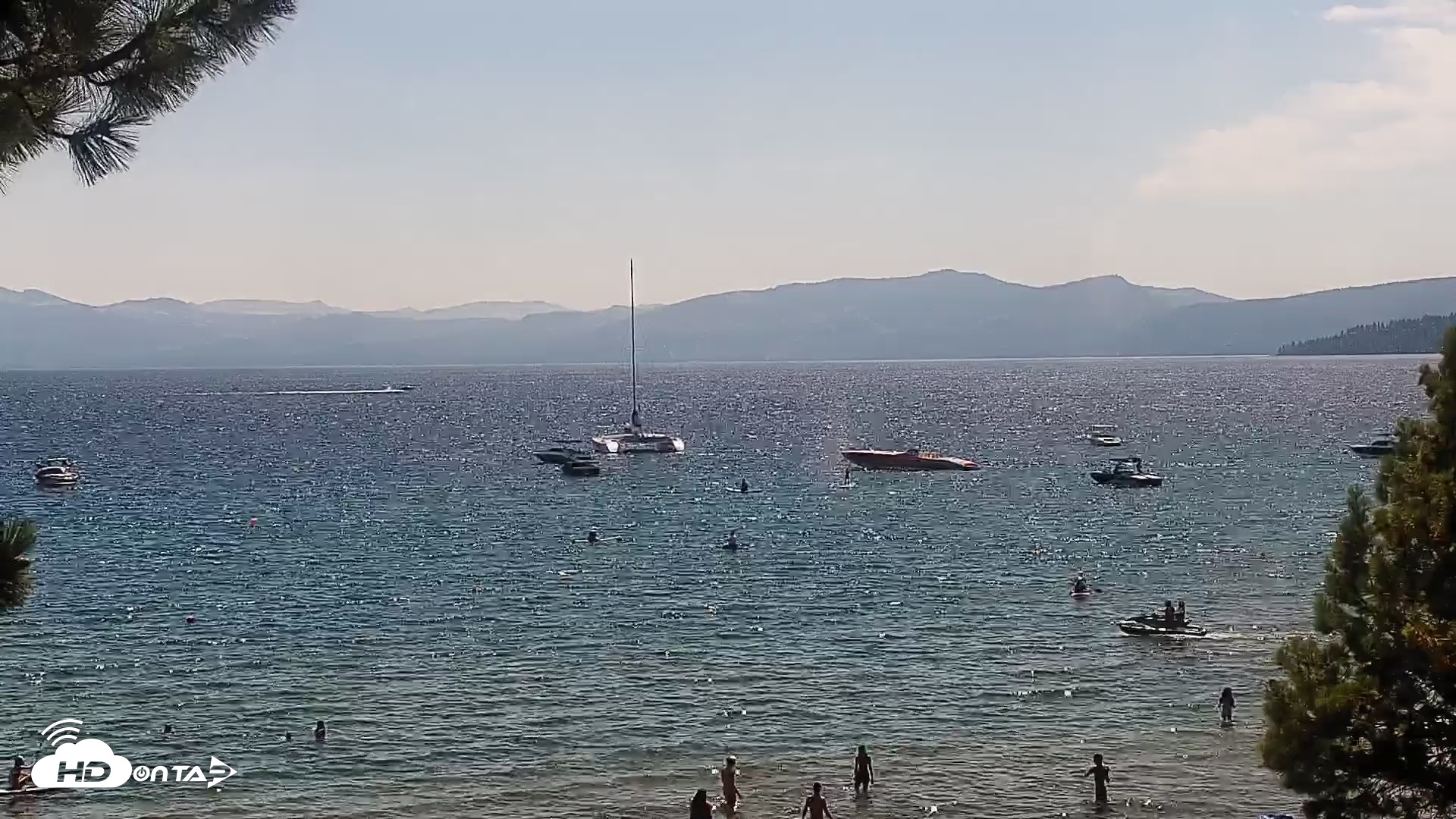 Snapshot of Kings Beach North Lake Tahoe Live Webcam taken Aug 11, 2026, 2:30pm PDT