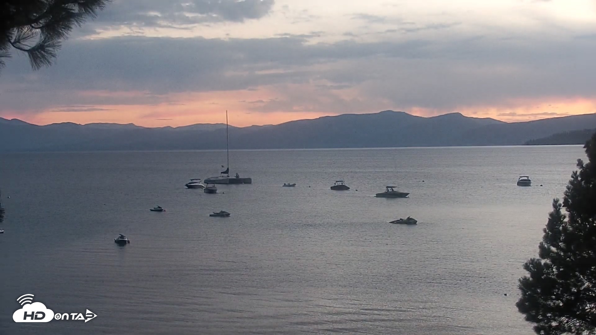 Snapshot of Kings Beach North Lake Tahoe Live Webcam taken Sep 21, 2026, 7:12pm PDT
