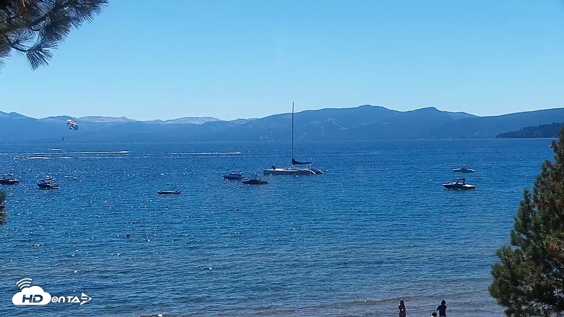 Snapshot of Kings Beach North Lake Tahoe Live Webcam taken Sep 7, 2026, 1:53pm PDT