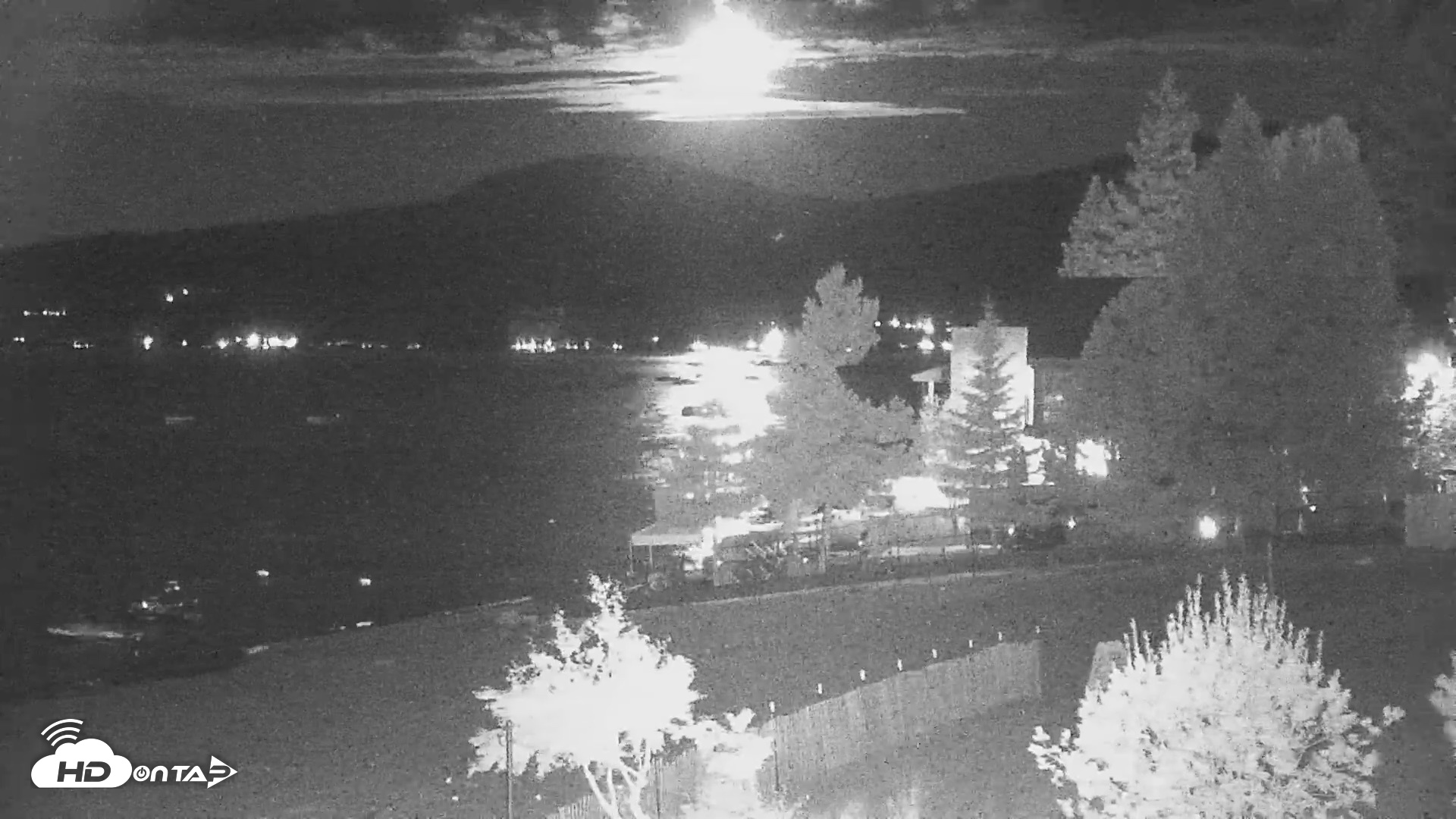 Snapshot of Kings Beach North Lake Tahoe Live Webcam taken Jul 18, 2026, 10:27pm PDT