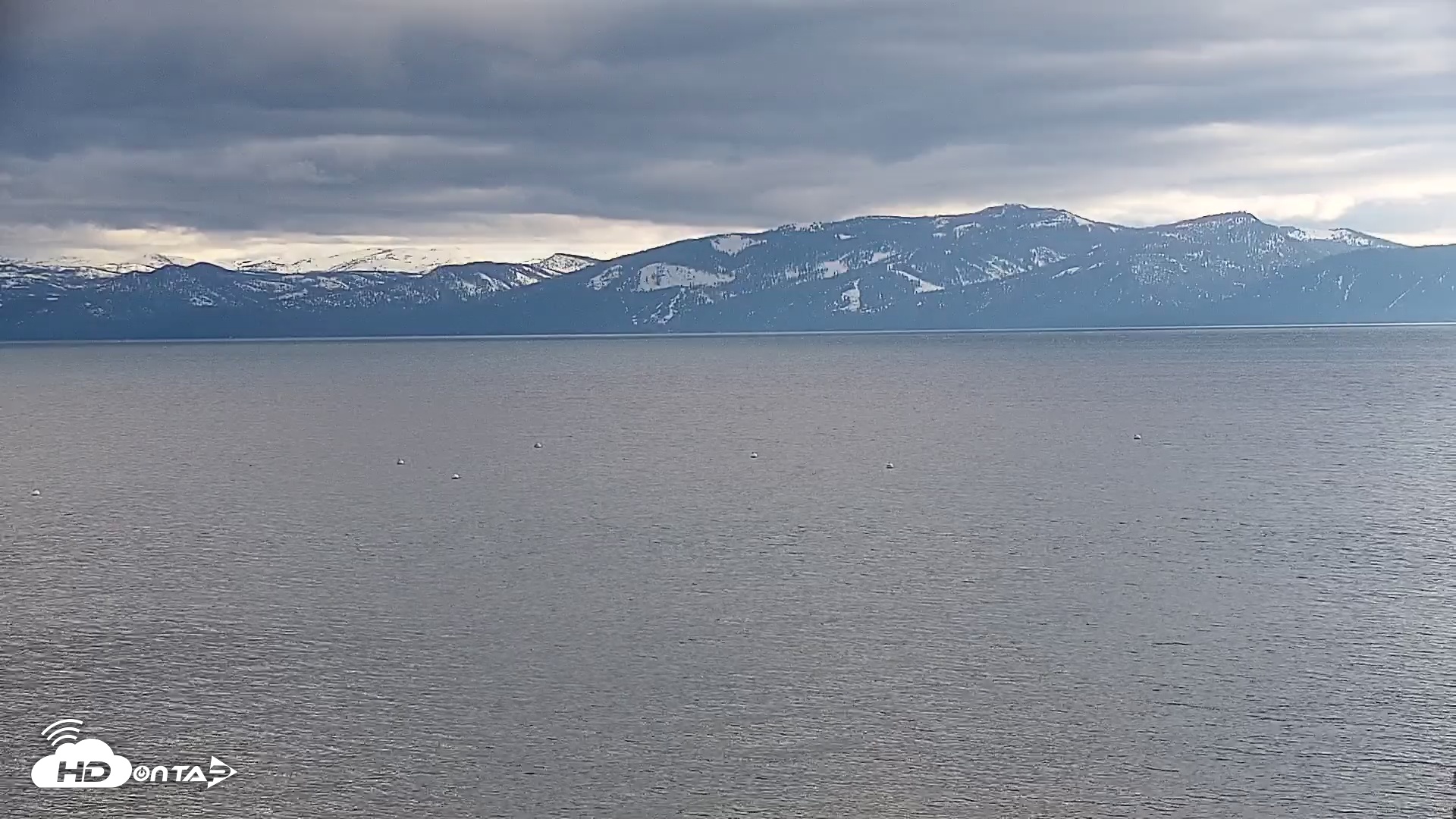 Snapshot of Kings Beach North Lake Tahoe Live Webcam taken May 4, 2025, 6:33pm PDT