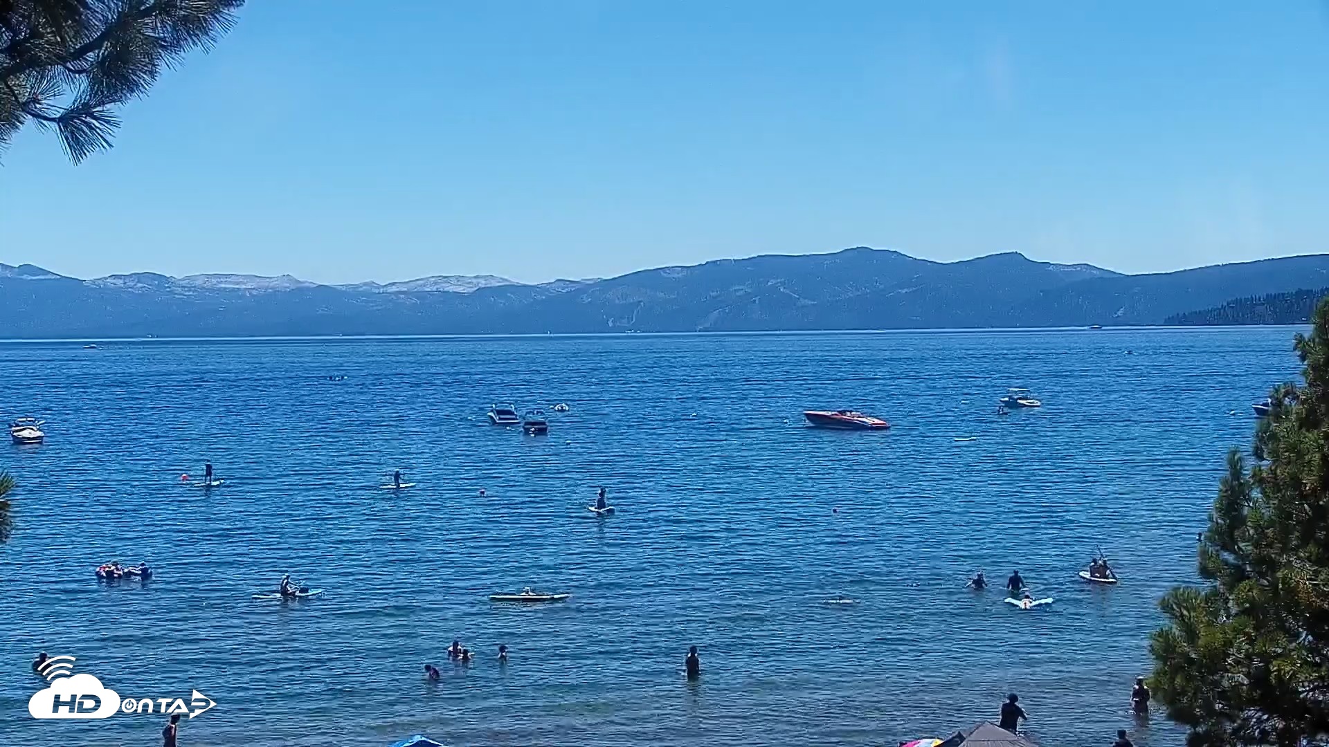 Snapshot of Kings Beach North Lake Tahoe Live Webcam taken Jul 29, 2026, 1:53pm PDT
