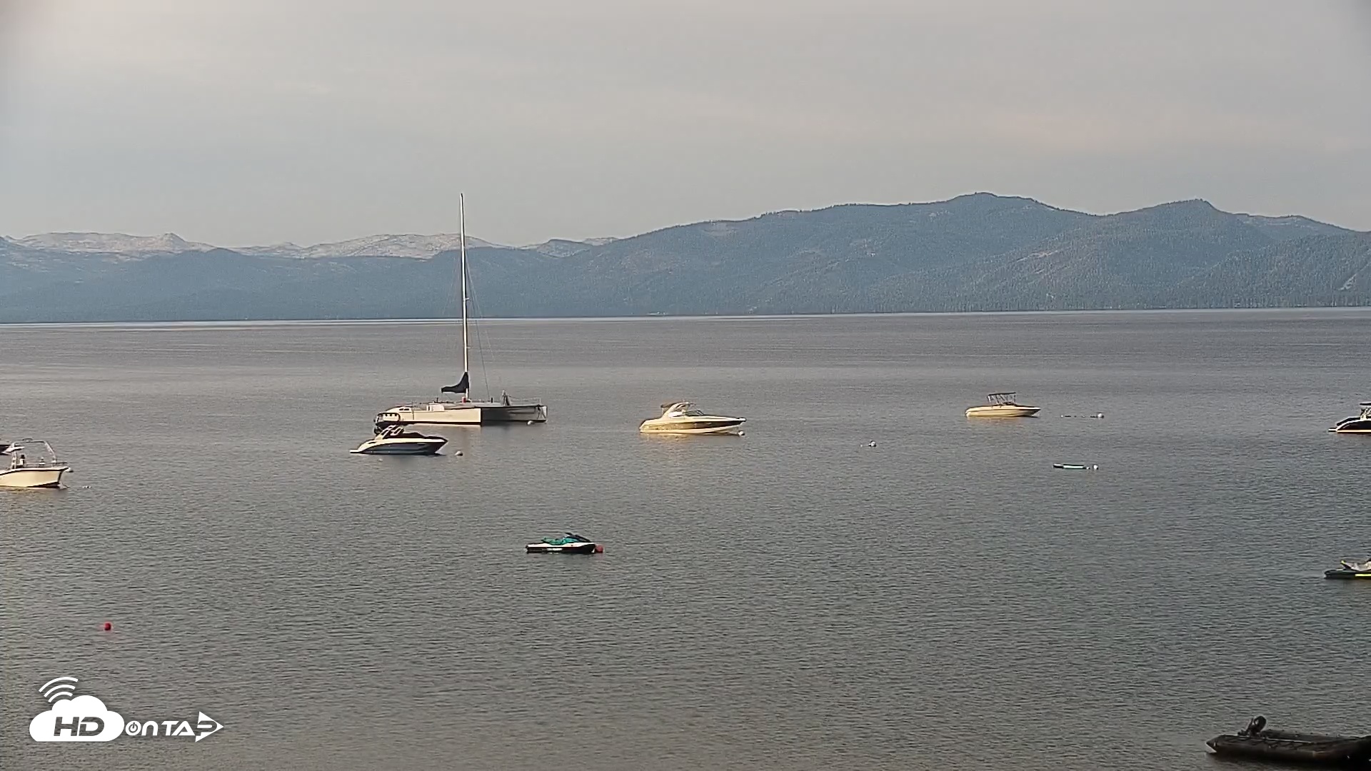 Snapshot of Kings Beach North Lake Tahoe Live Webcam taken Sep 18, 2025, 7:47am PDT