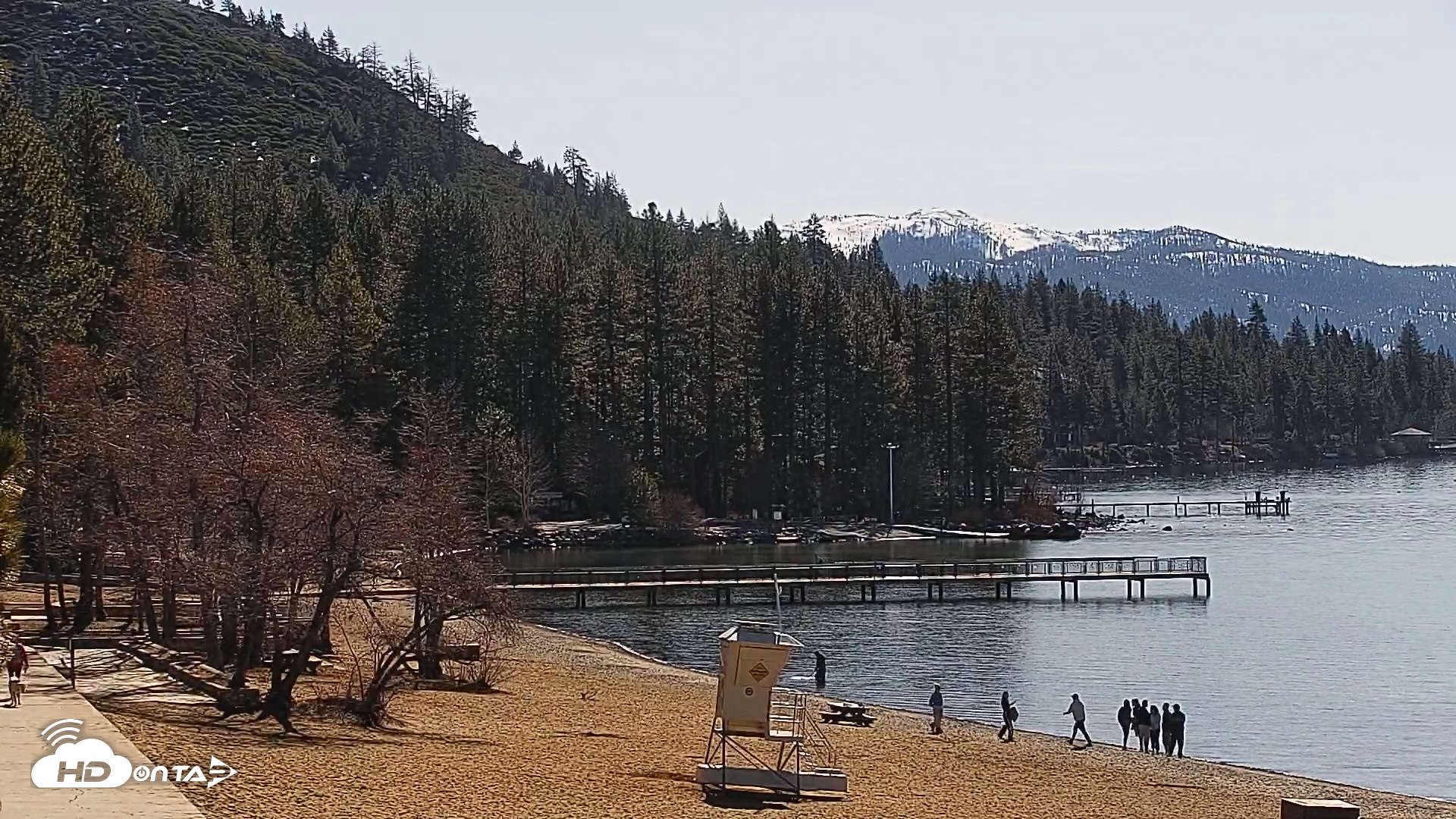 Snapshot of Kings Beach North Lake Tahoe Live Webcam taken Mar 9, 2025, 10:22am PDT