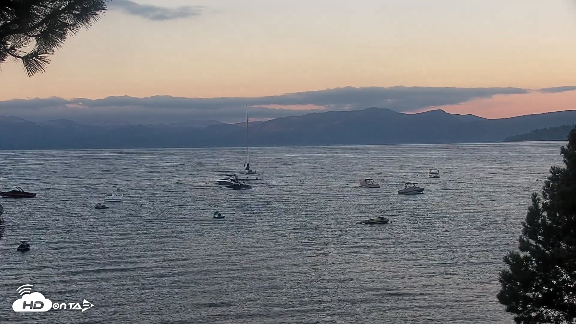Snapshot of Kings Beach North Lake Tahoe Live Webcam taken Aug 29, 2026, 6:32am PDT