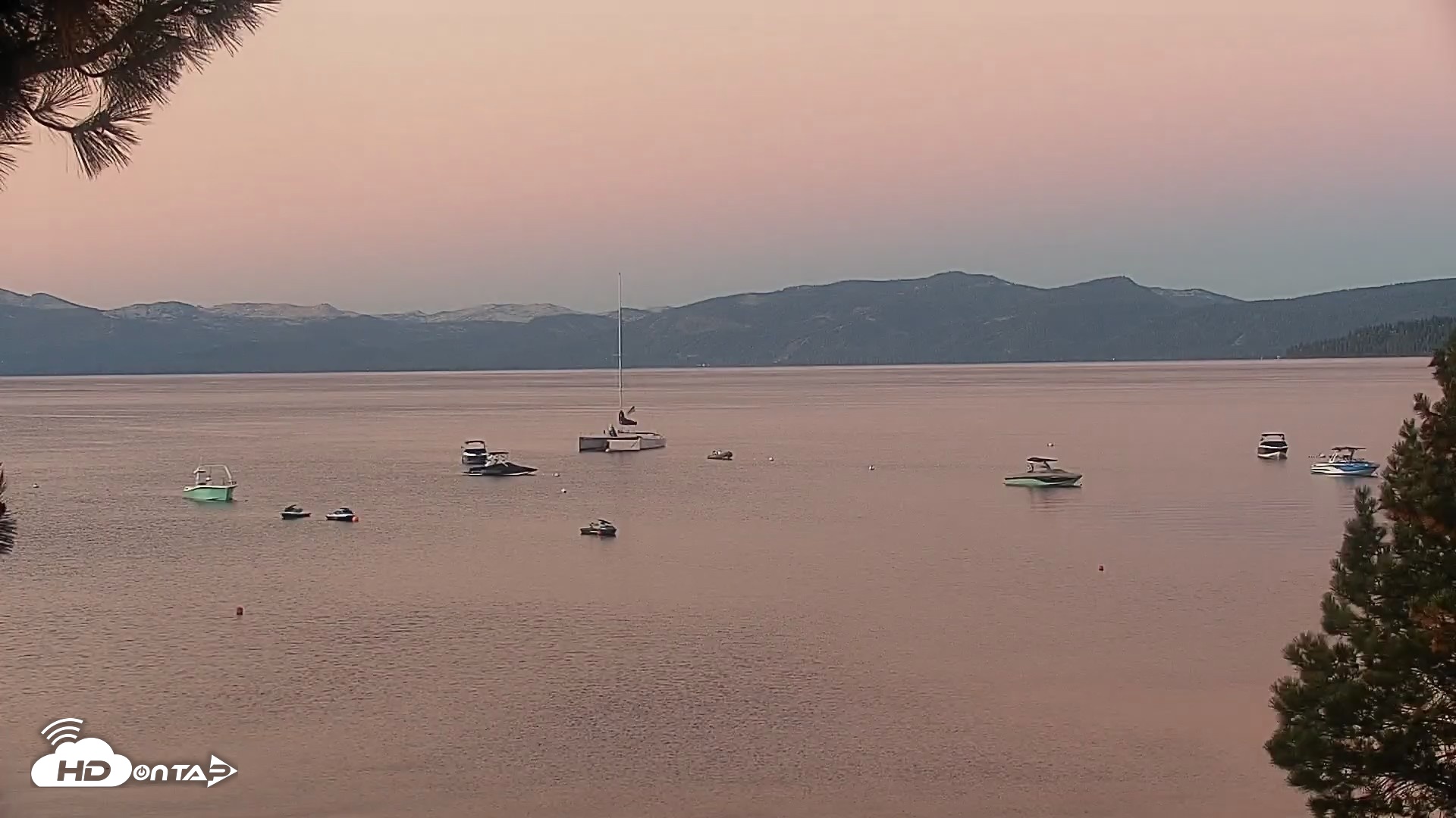 Snapshot of Kings Beach North Lake Tahoe Live Webcam taken Sep 19, 2026, 6:36am PDT
