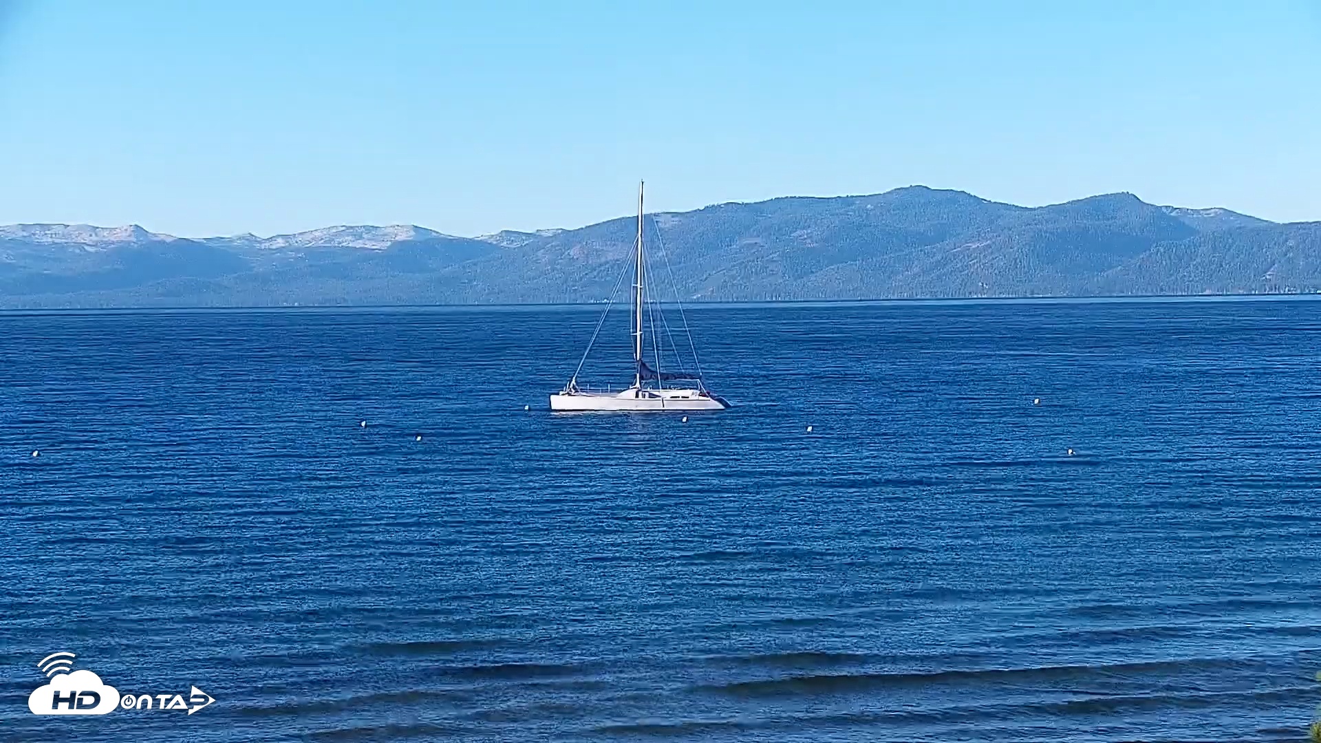 Snapshot of Kings Beach North Lake Tahoe Live Webcam taken Oct 9, 2025, 8:38am PDT