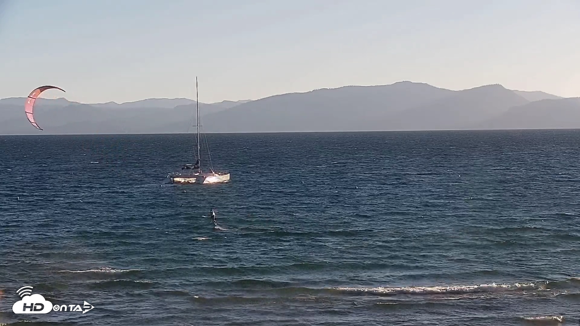 Snapshot of Kings Beach North Lake Tahoe Live Webcam taken Oct 9, 2025, 5:32pm PDT