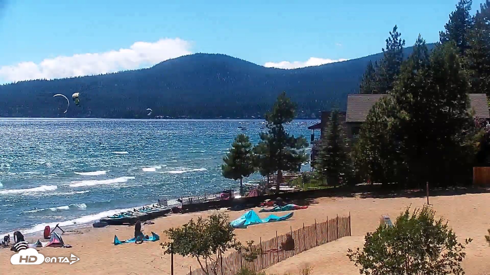 Snapshot of Kings Beach North Lake Tahoe Live Webcam taken Jun 27, 2026, 3:00pm PDT