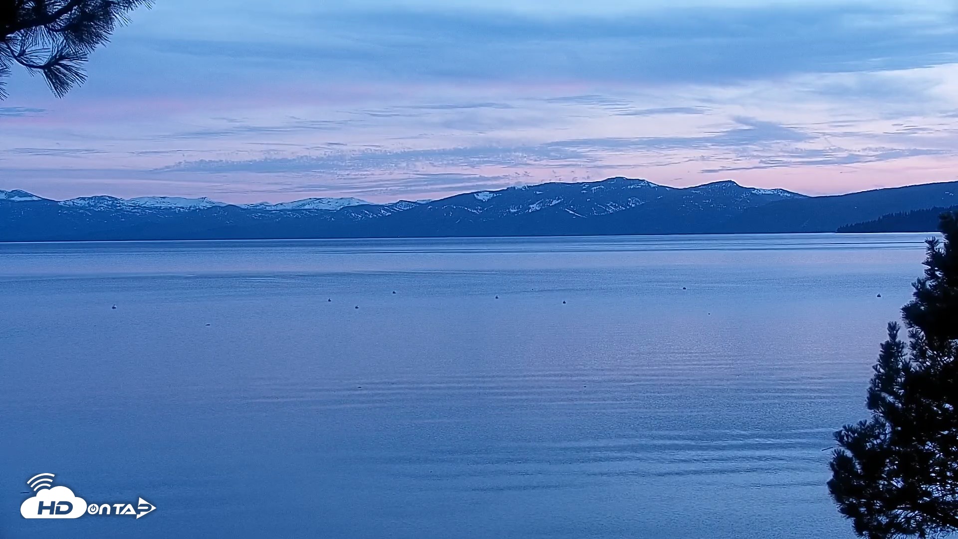 Snapshot of Kings Beach North Lake Tahoe Live Webcam taken May 1, 2026, 7:57pm PDT