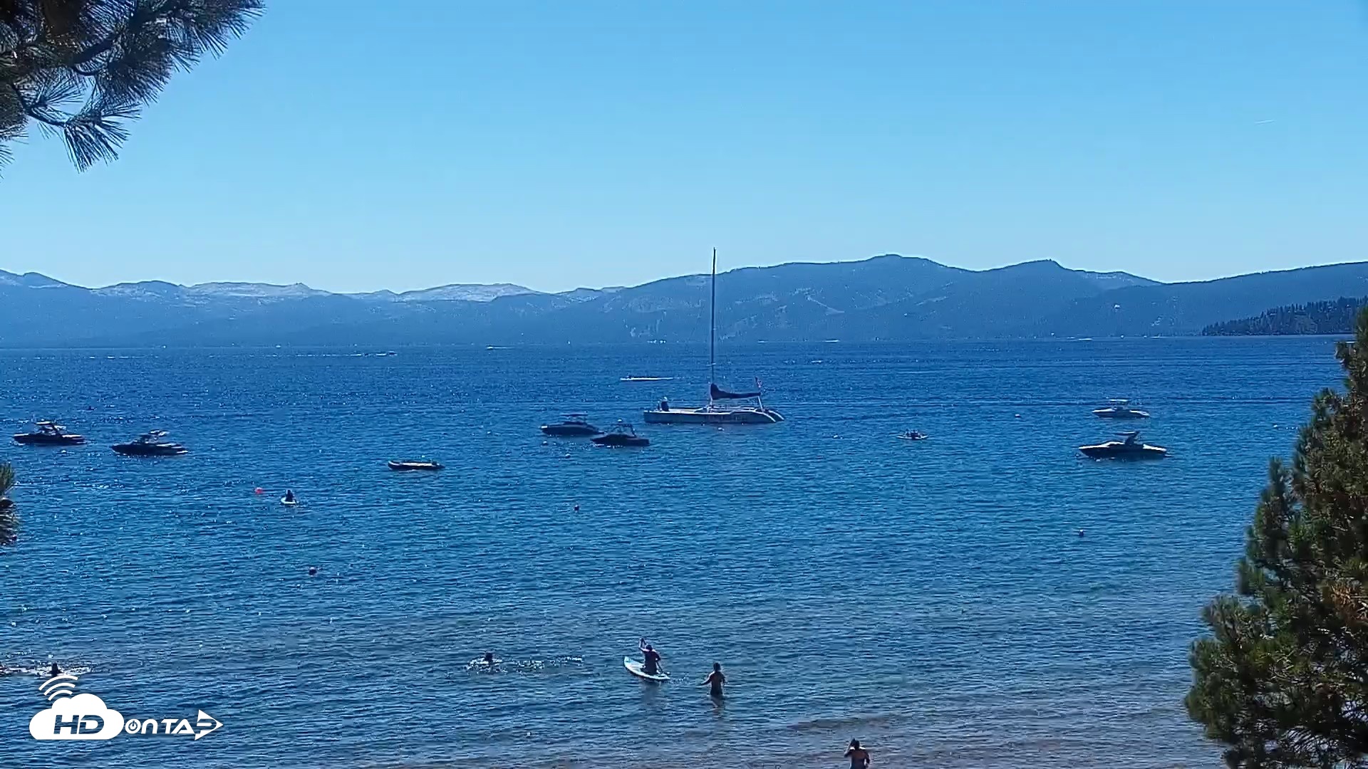Snapshot of Kings Beach North Lake Tahoe Live Webcam taken Sep 7, 2026, 1:34pm PDT