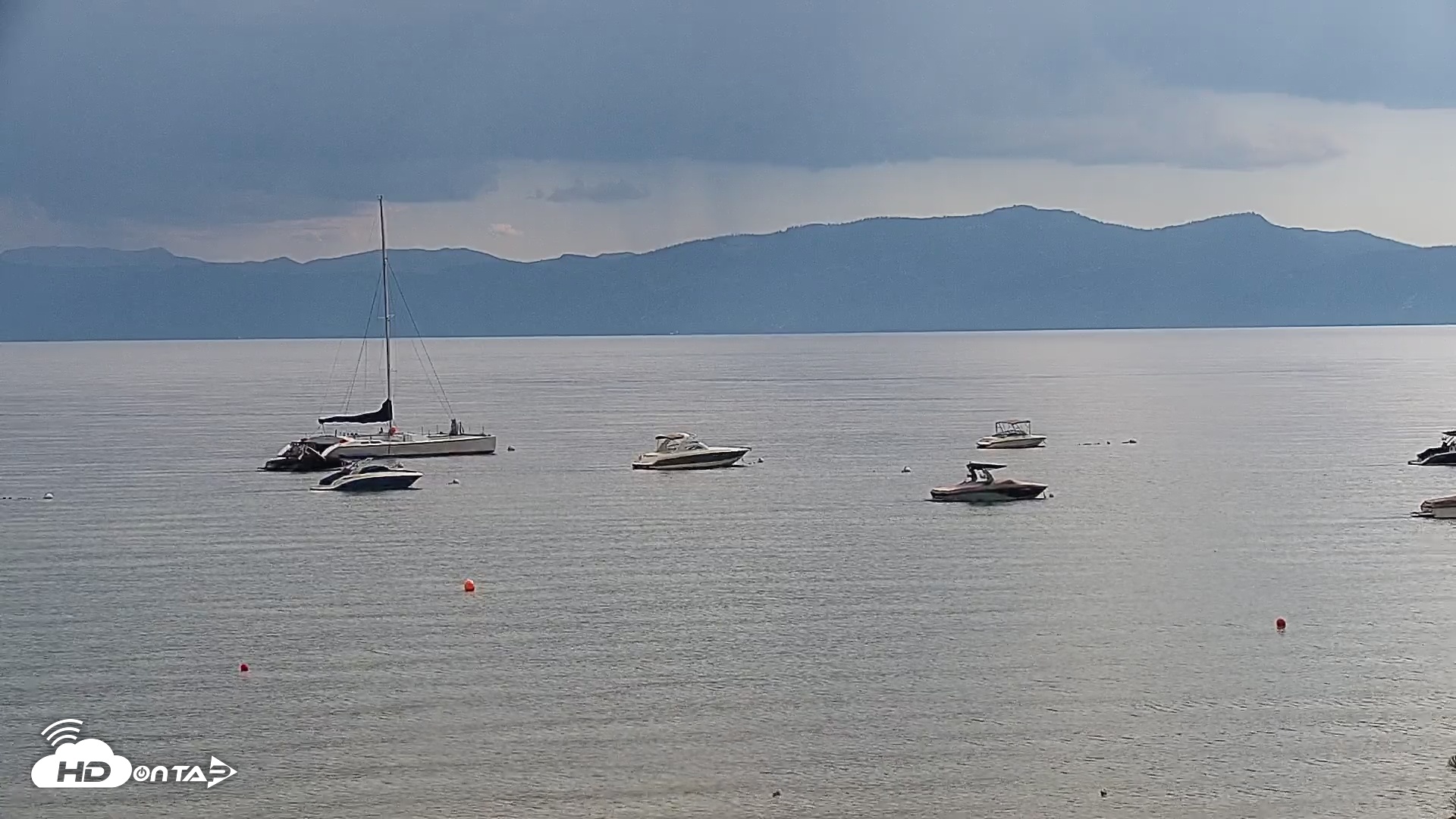 Snapshot of Kings Beach North Lake Tahoe Live Webcam taken Aug 27, 2025, 4:02pm PDT