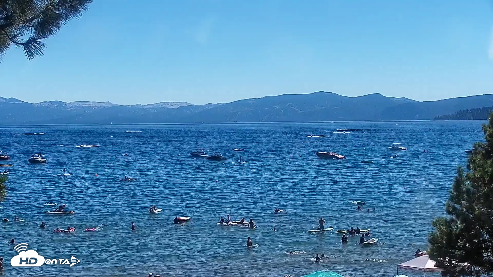 Snapshot of Kings Beach North Lake Tahoe Live Webcam taken Aug 1, 2026, 3:14pm PDT