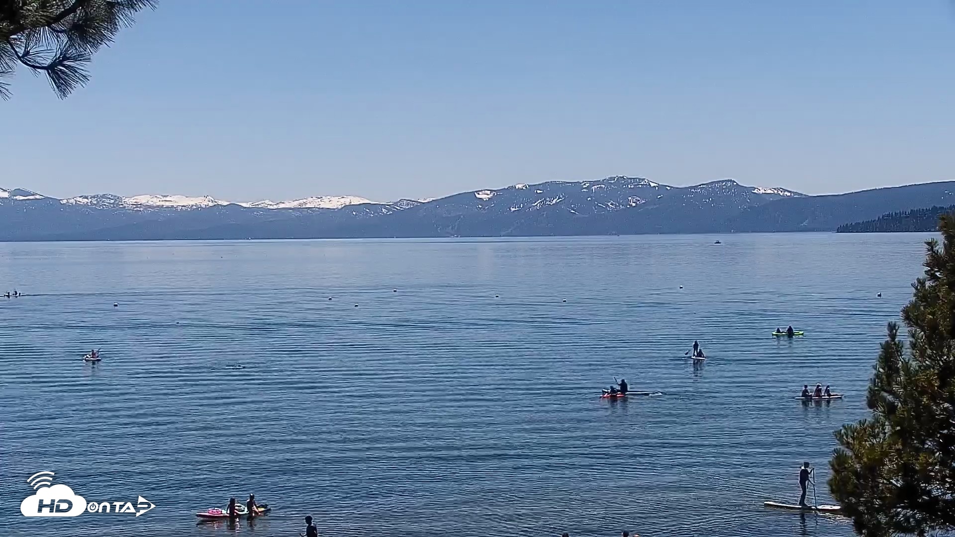 Snapshot of Kings Beach North Lake Tahoe Live Webcam taken May 10, 2026, 1:58pm PDT