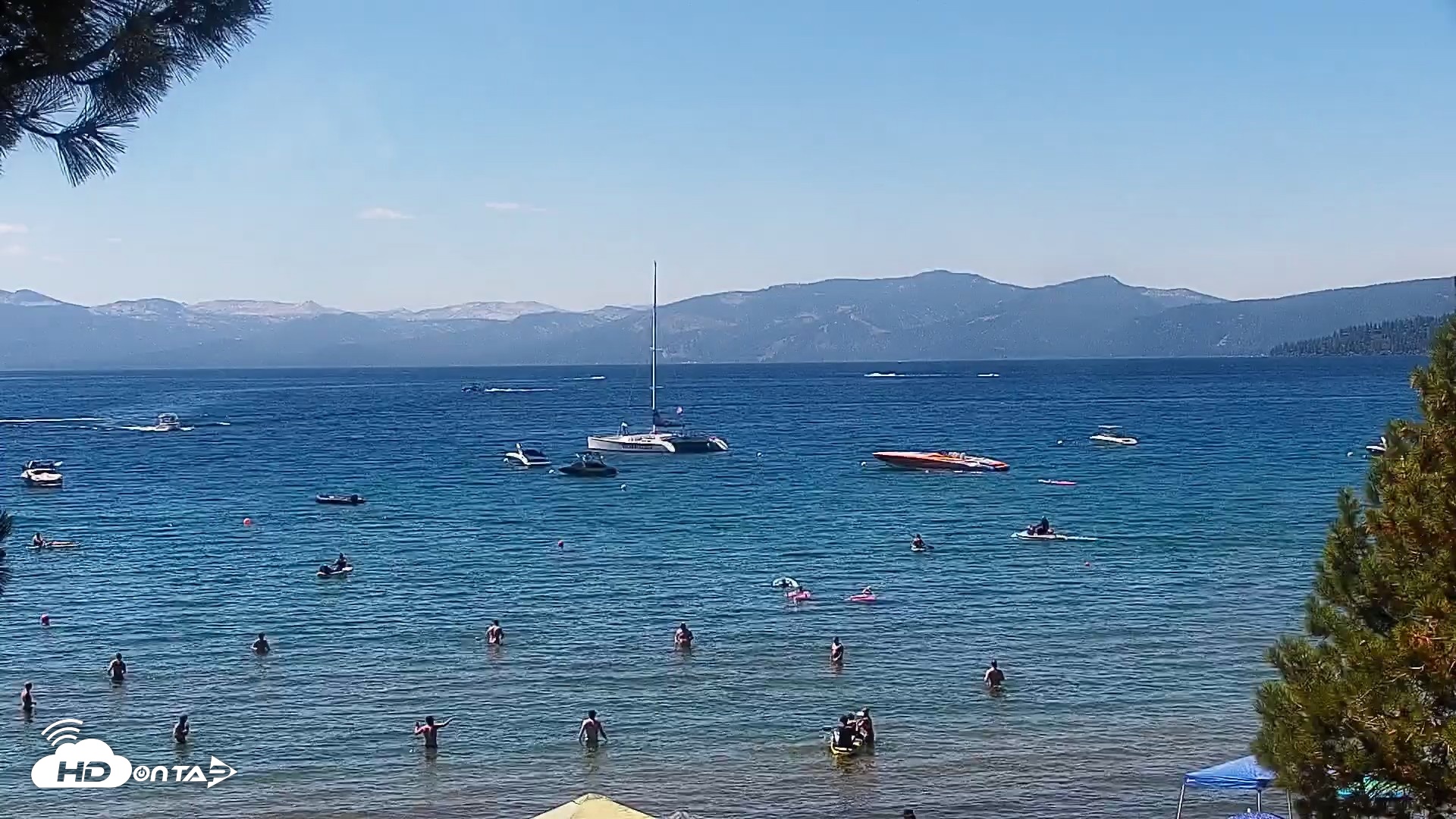 Snapshot of Kings Beach North Lake Tahoe Live Webcam taken Aug 22, 2026, 12:02pm PDT