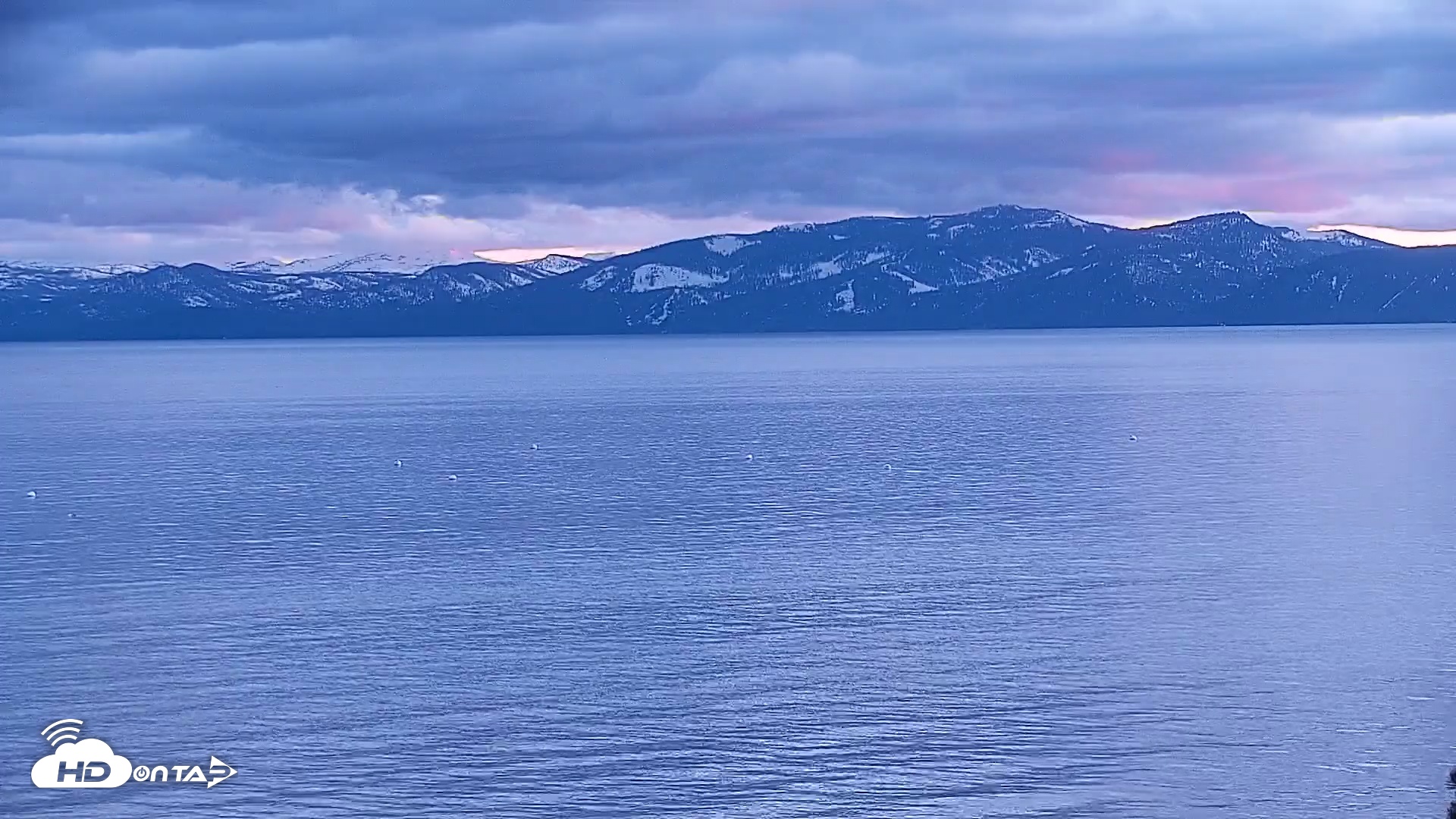 Snapshot of Kings Beach North Lake Tahoe Live Webcam taken May 4, 2025, 8:02pm PDT