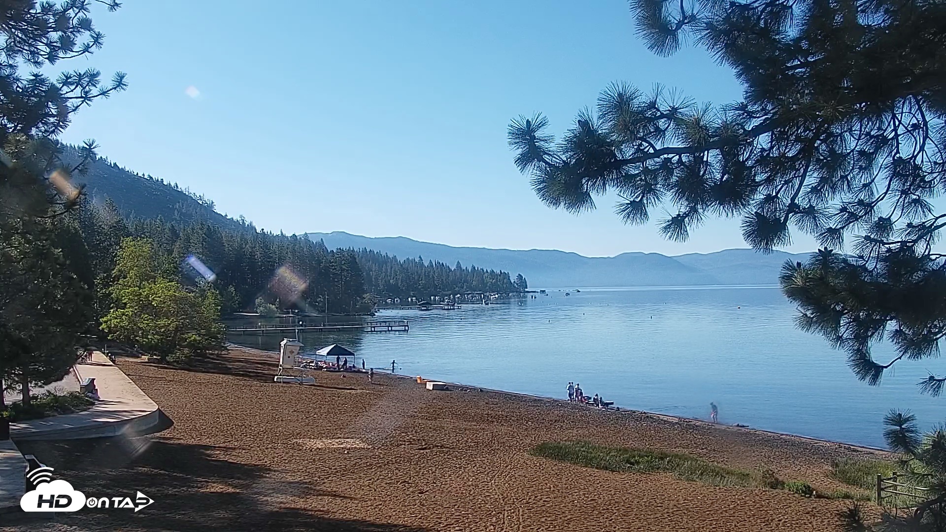 Snapshot of Kings Beach North Lake Tahoe Live Webcam taken Jun 15, 2026, 8:17am PDT